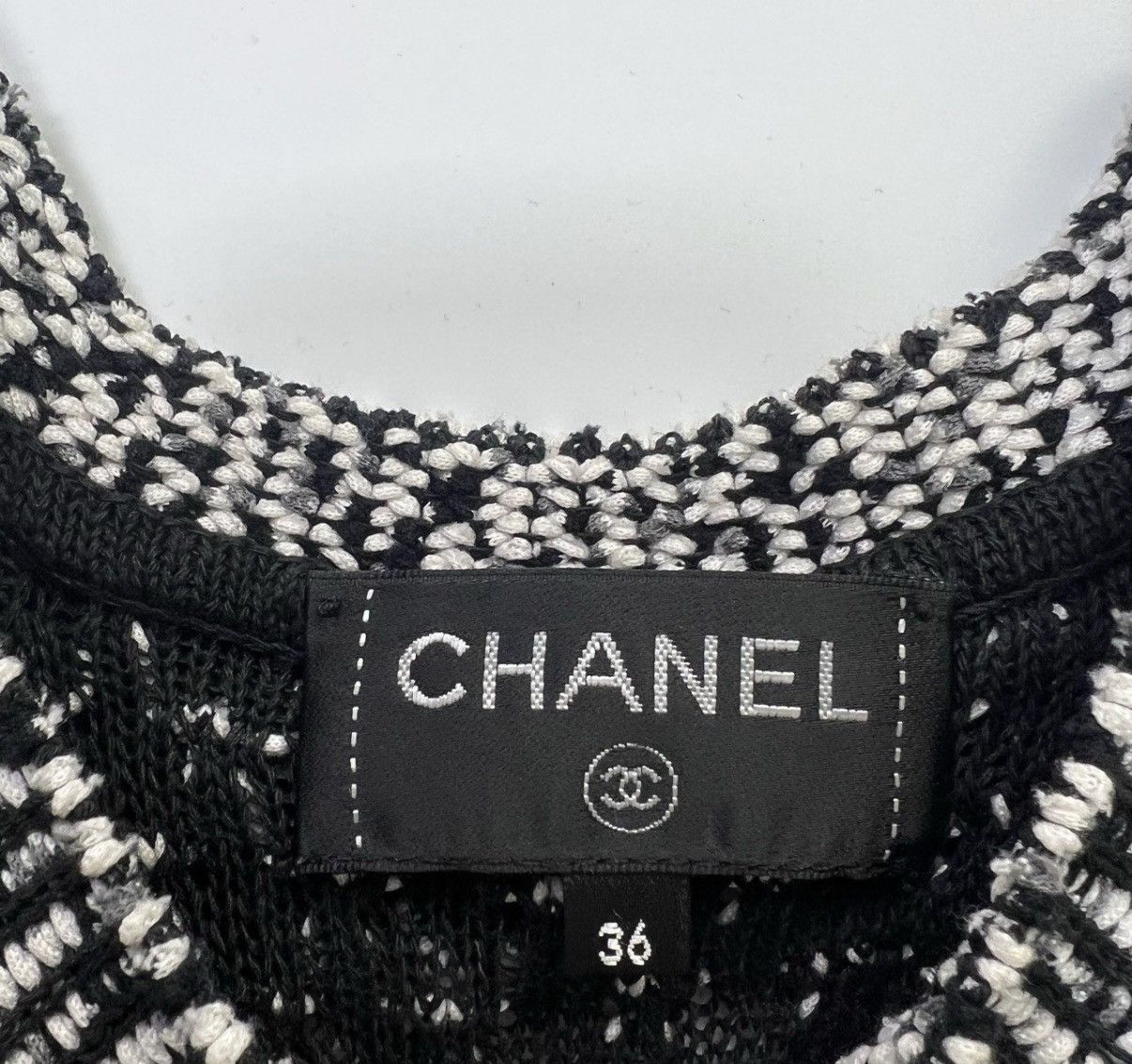 Chanel Chanel/Batwing Sleeve Double C Woven Short Sleeve K12 Size XS / US 0-2 / IT 36-38 - 3 Thumbnail