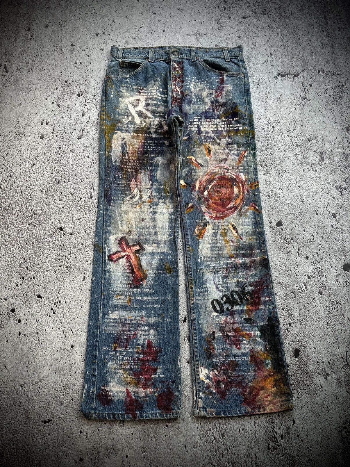 Levi's Vintage Clothing RARE Vintage levis Orange tab Painter style Denim Jeans Size US 34 / EU 50 - 1 Thumbnail