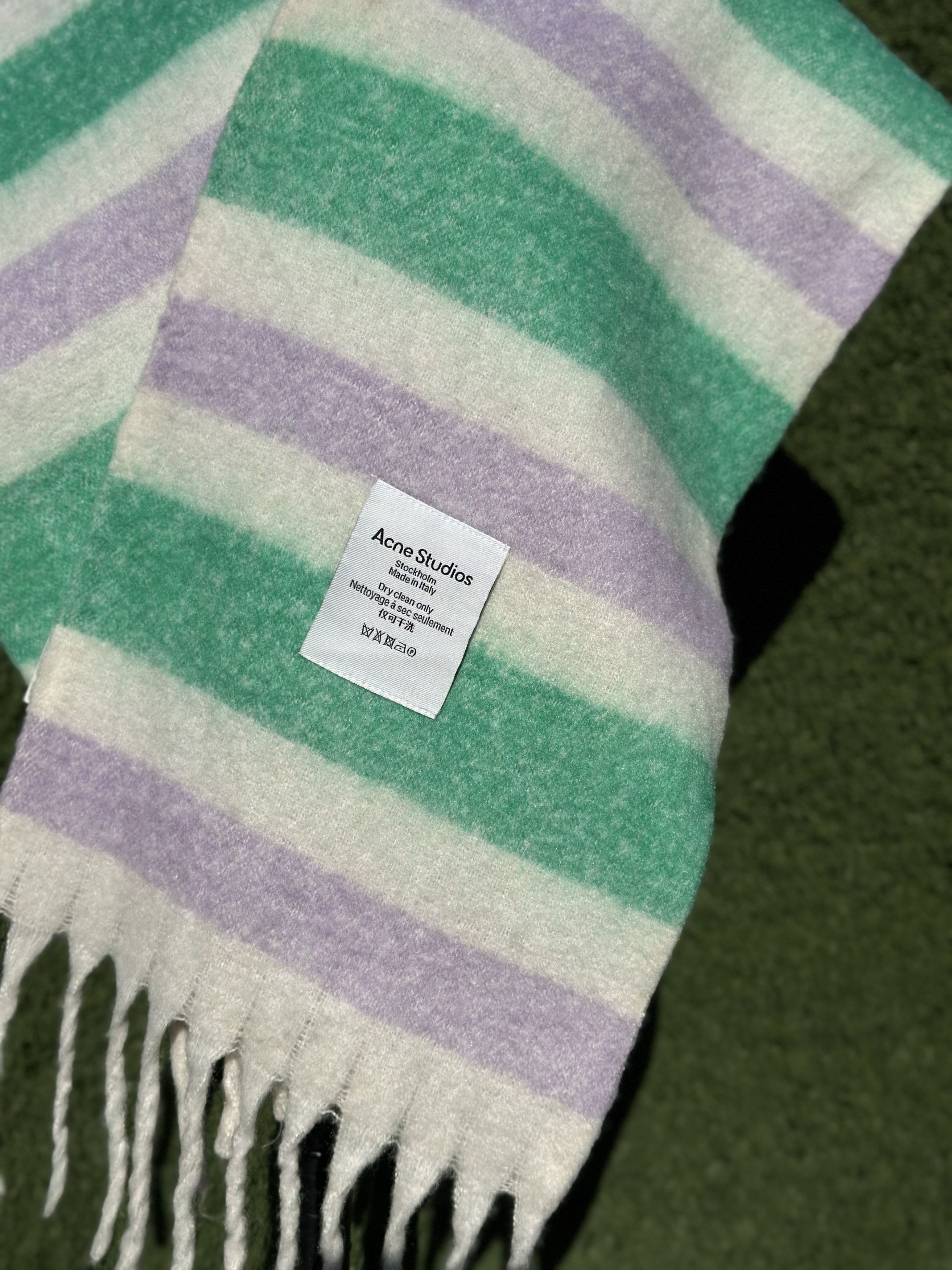Acne Studios Acne Studios Stockholm Striped Scarf Made Italy 250 x 35 cm Size ONE SIZE - 5 Thumbnail