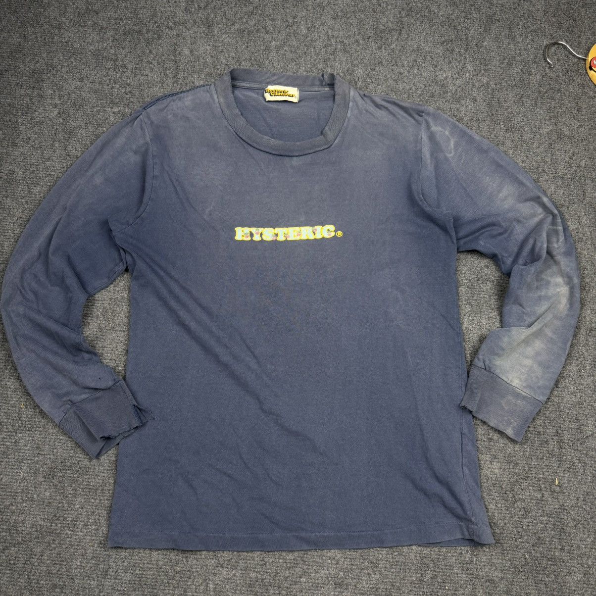Hysteric Glamour Hysteric Glamour Vintage Distressed Long Sleeve Tee Size US L / EU 52-54 / 3 - 1 Thumbnail