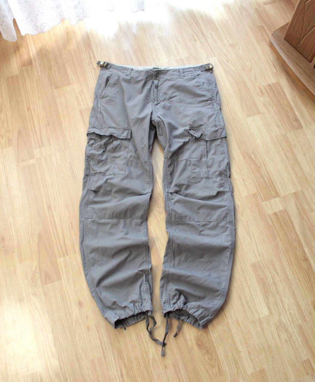 Carhartt 🔥 Vintage Carhartt Cargo Aviation Pants Work Y2K Denim Jeans Size US 32 / EU 48 - 3 Thumbnail