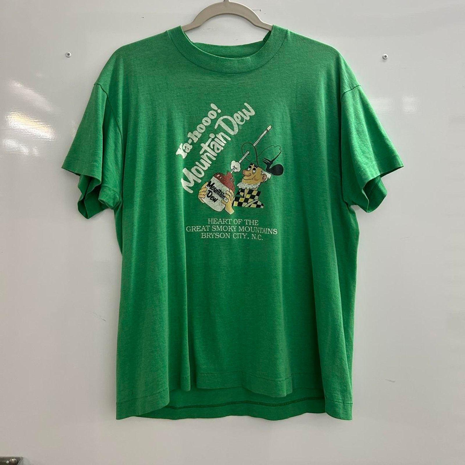 Other VTG 1980s Mountain Dew Promo green graphic tee Size US L / EU 52-54 / 3 - 1 Thumbnail