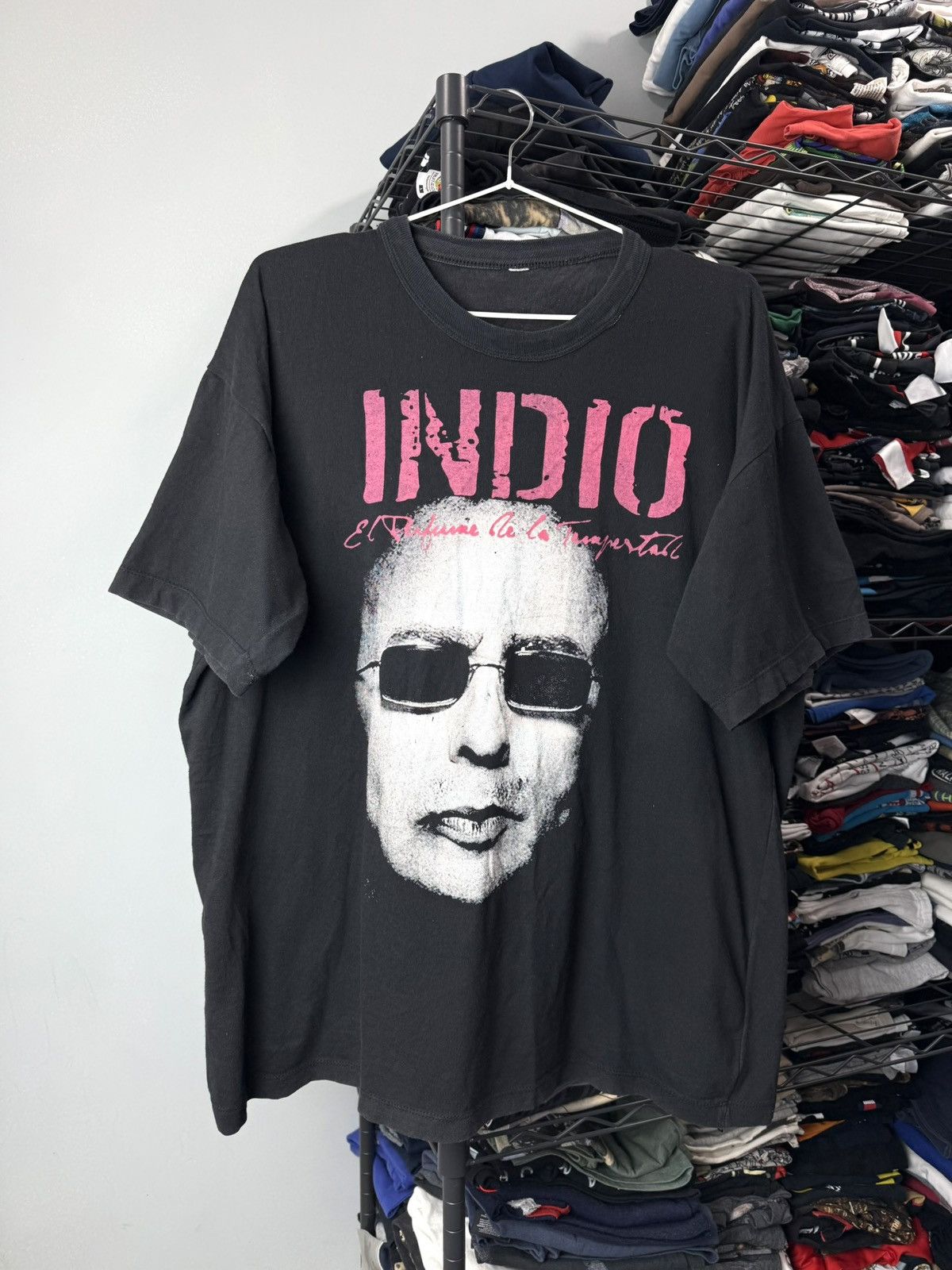 Vintage Vintage Indio Techno Band T Shirt Punk Hardcore Size US L / EU 52-54 / 3 - 1 Thumbnail