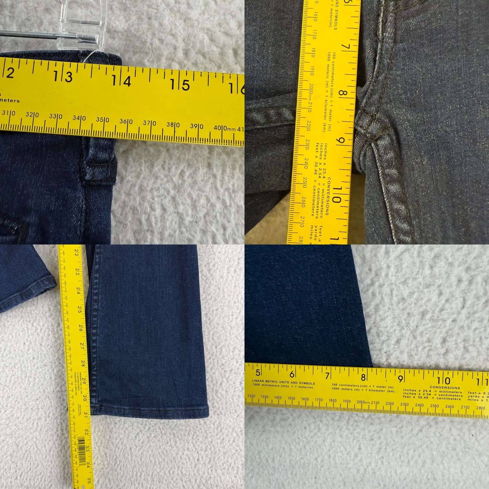 Free People Free People Kaye Flare Jeans Womens 25 Blue Denim Button Fly Mid Rise Boho Jeans Size 42" / US 20 - 8 Thumbnail