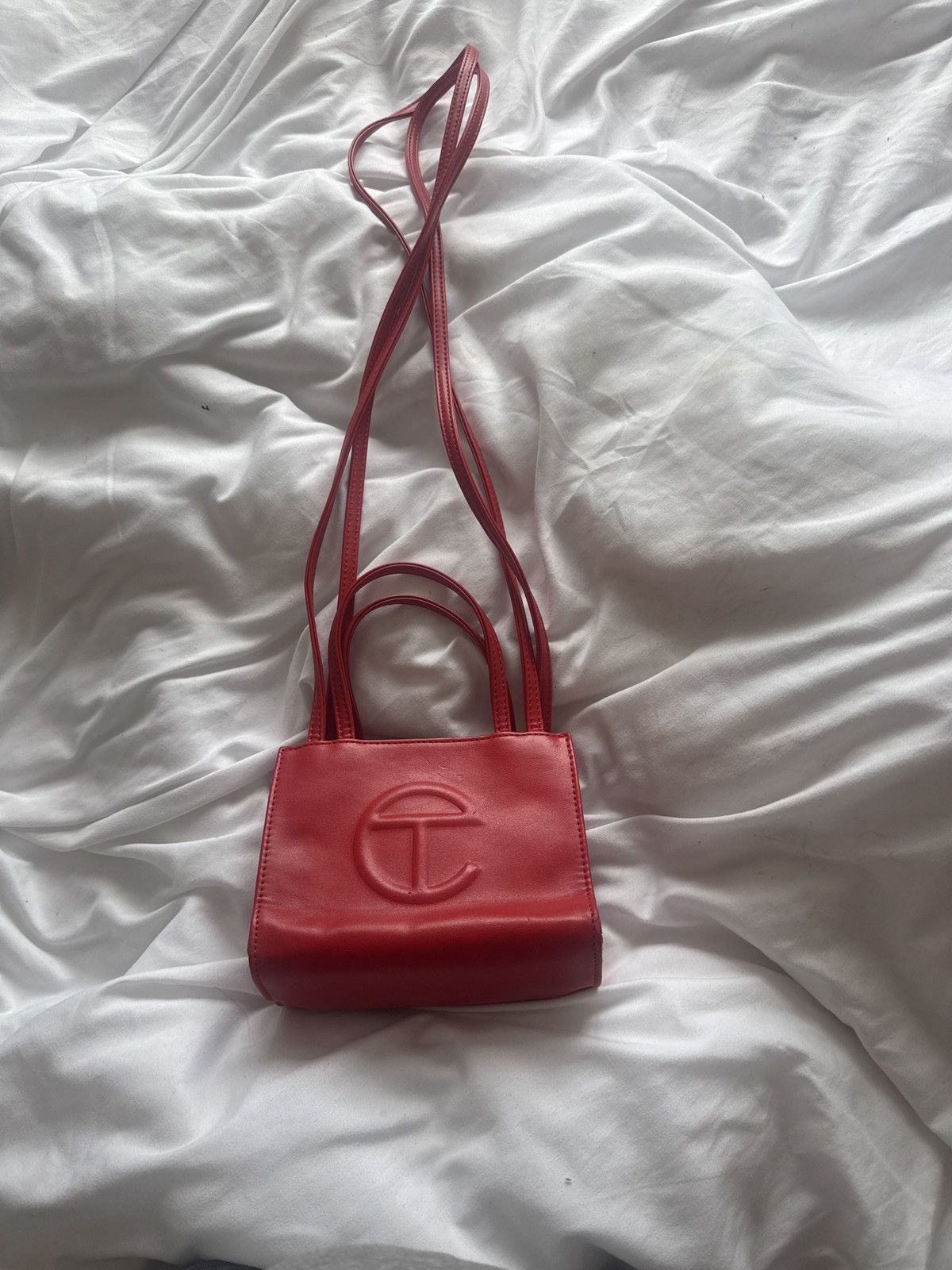 Telfar Small Red Telfar Size ONE SIZE - 1 Thumbnail