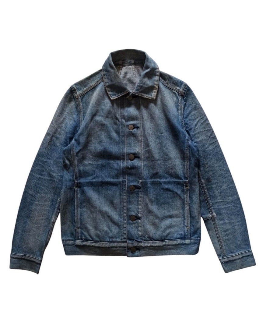 Japanese Brand × Levi's × Levi's Vintage Clothing Vintage Japanese trucker denim selvedge Size US S / EU 44-46 / 1 - 1 Thumbnail