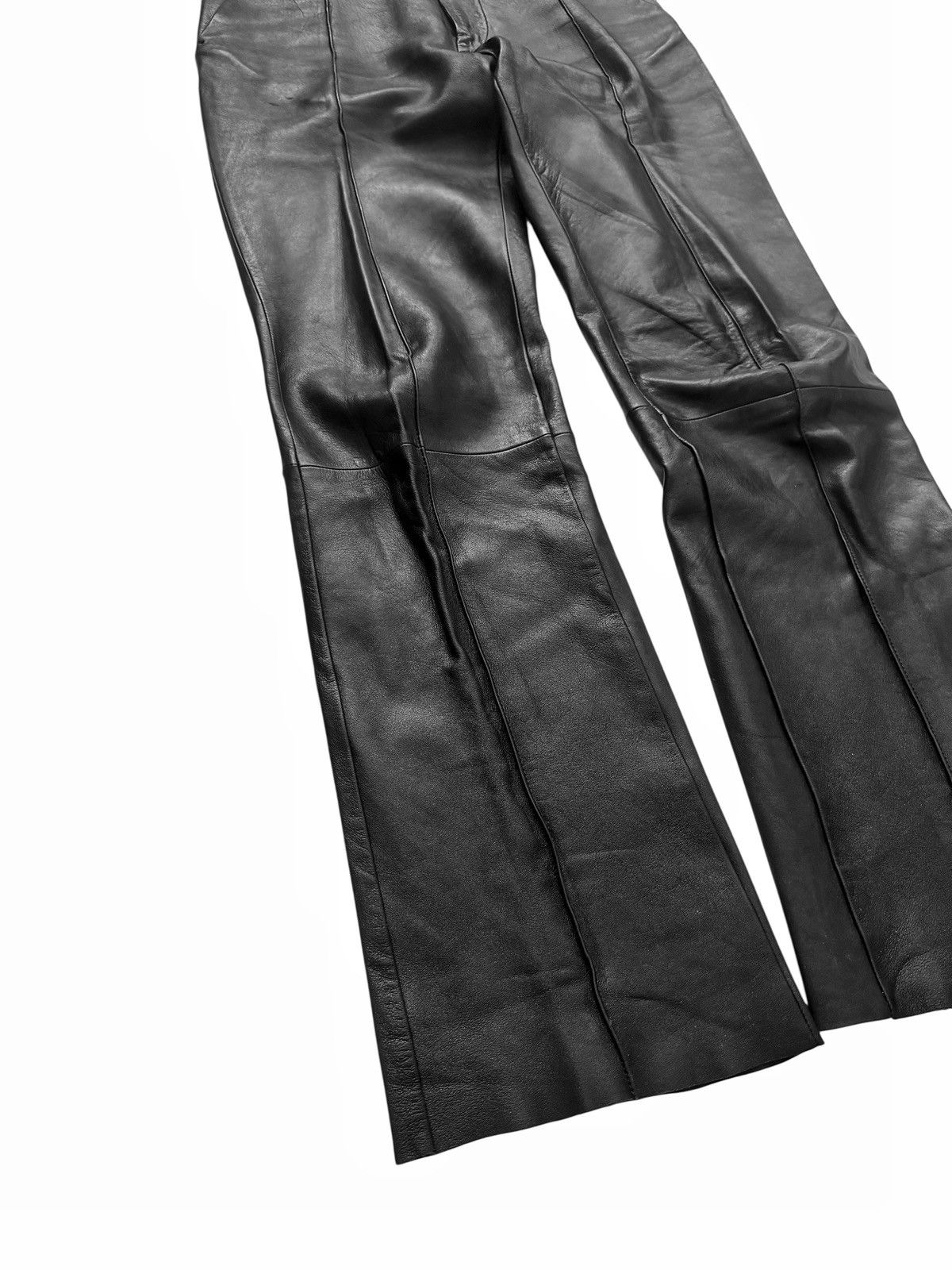 Gucci Lambskin Pleated Leather Trousee Pants Size US 32 / EU 48 - 3 Thumbnail