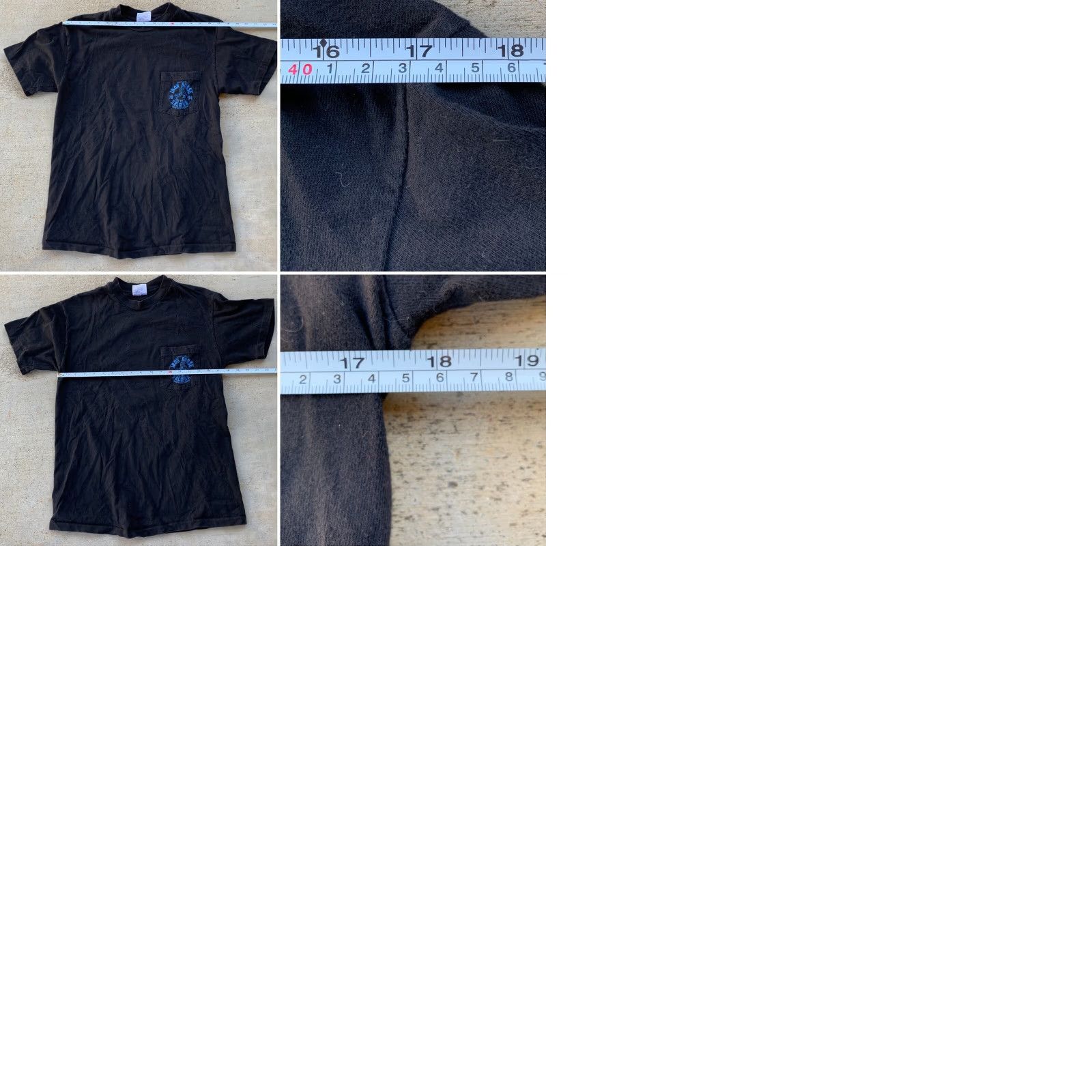 Hanes VINTAGE Iron Horse Saloon Bike Week 94 Pocket Tee T-Shirt 90s 1990s M Black Men Hanes Short Sleeve 100% Cotton Graphic Tee Size US M / EU 48-50 / 2 - 9 Thumbnail