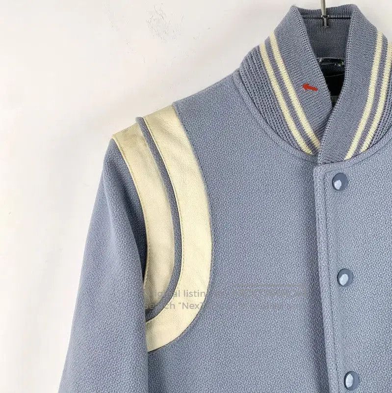 Yves Saint Laurent YSL Blue Wool Women's Jacket XS . Size XS / US 0-2 / IT 36-38 - 3 Thumbnail