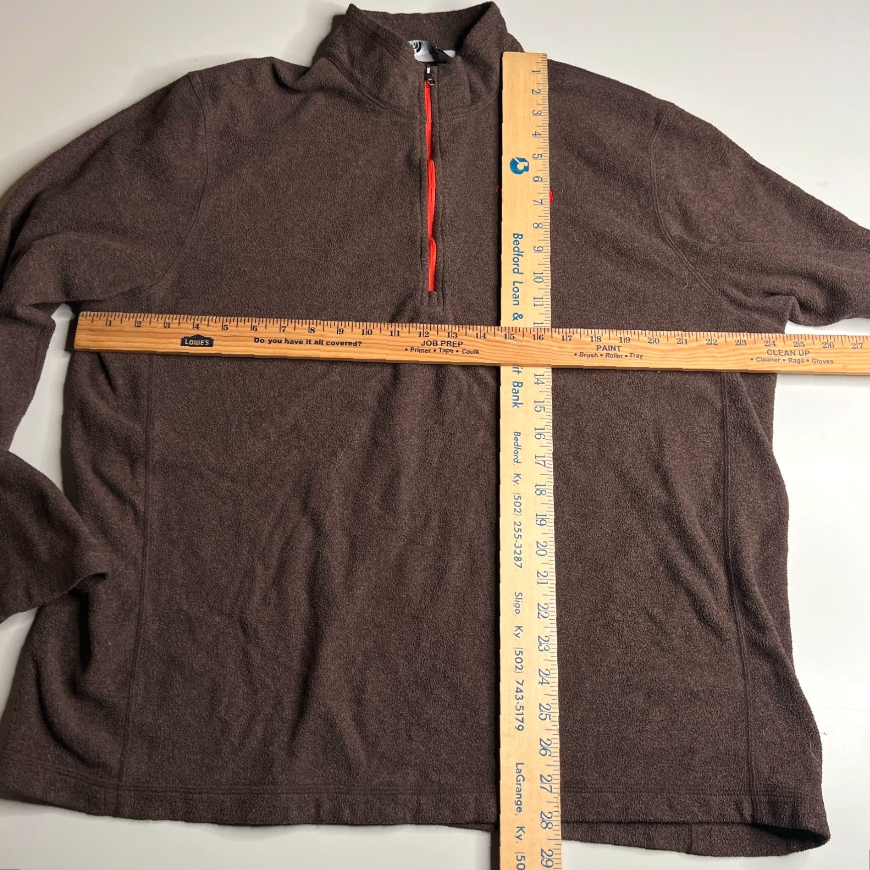 The North Face The North Face Men's XL Fleece Pullover Brown Quarter Zip Hiking Outdoor Size US XL / EU 56 / 4 - 3 Thumbnail