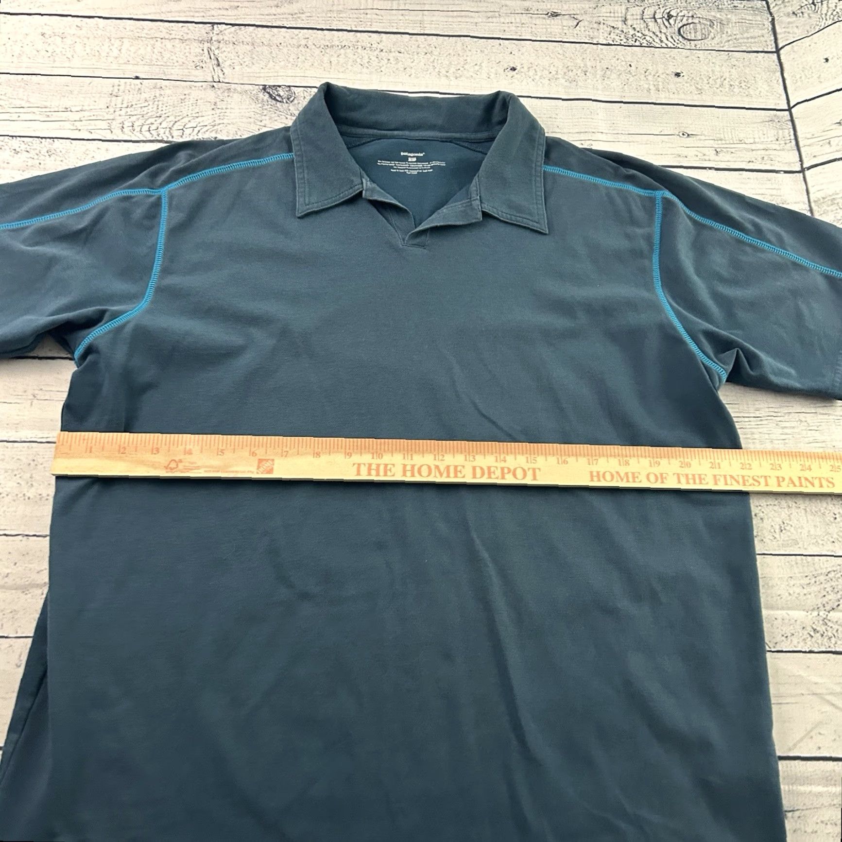 Patagonia Patagonia Short Sleeve Organic Cotton Polo Shirt Men's L Blue Shirt Mens Polo Blue Patagonia Short Sleeve Organic Cotton Polo Shirt L Mens Size US L / EU 52-54 / 3 - 5 Thumbnail