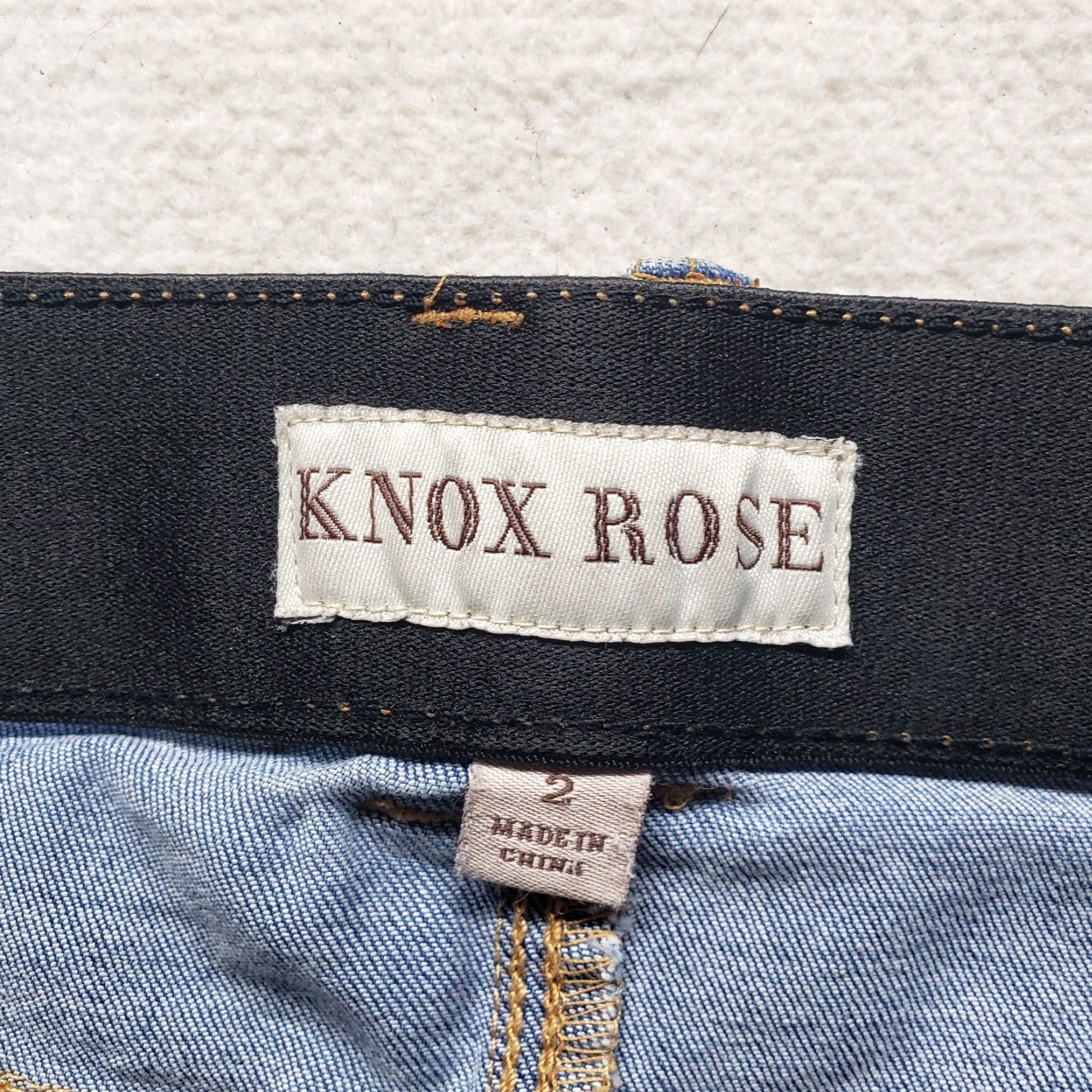 Vintage VINTAGE Knox Rose Skinny Crop Jeans Denim Blue Adult Women's Size 2 Size 26" / US 2 / IT 38 - 3 Thumbnail