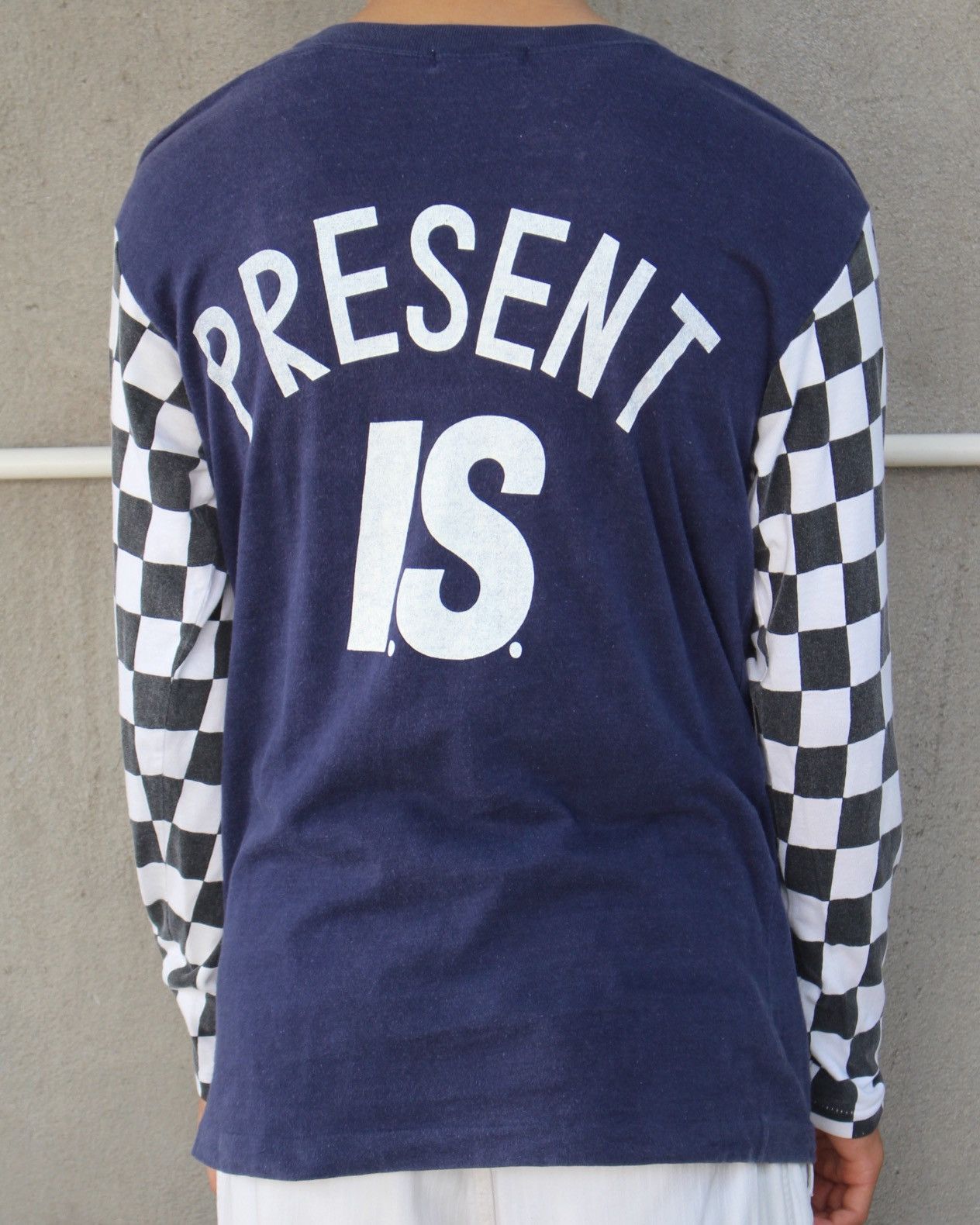 Issey Miyake 1980S ISSEY MIYAKE SPORT "PRESENT" CHECKERBOARD LONG SLEEVE Size US M / EU 48-50 / 2 - 4 Thumbnail