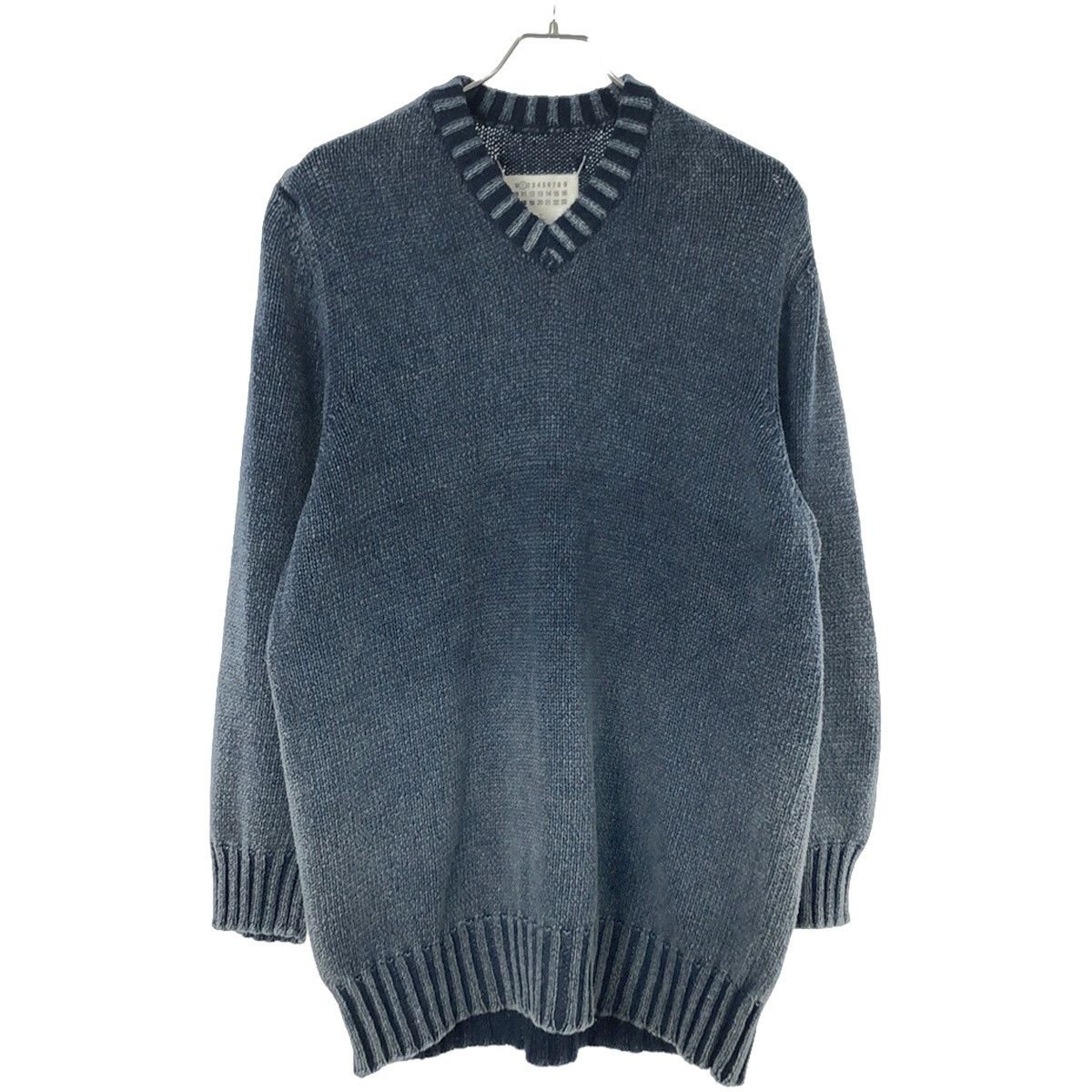 Maison Margiela Maison Margiela Garment Dye Oversize V-Neck Knit