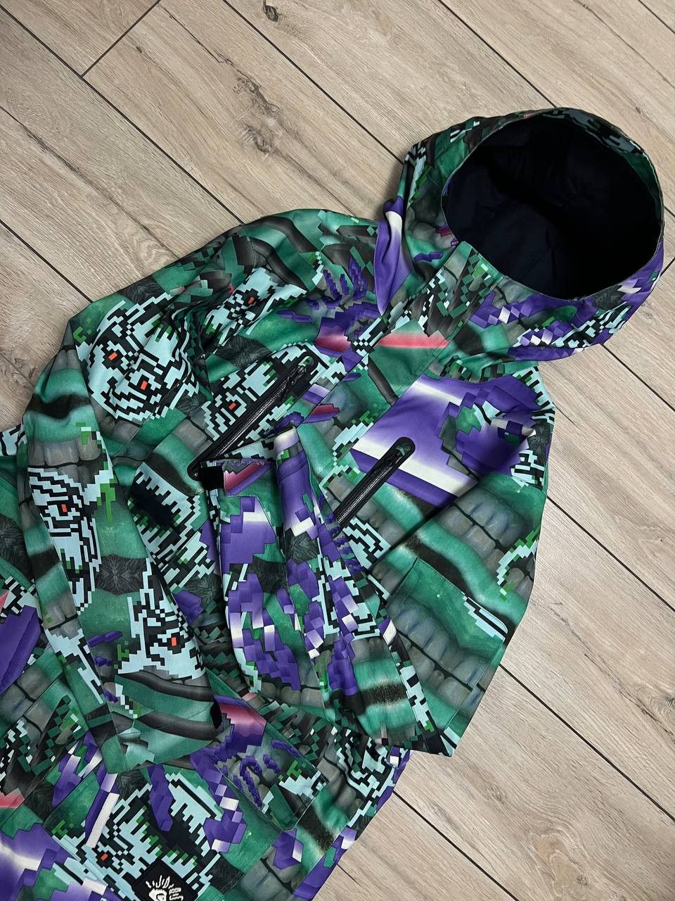 JULIEN DAVID × Quiksilver Julien David x Quiksilver Ski Pixel Multicoloured Jacket XL Size US XL / EU 56 / 4 - 1 Thumbnail