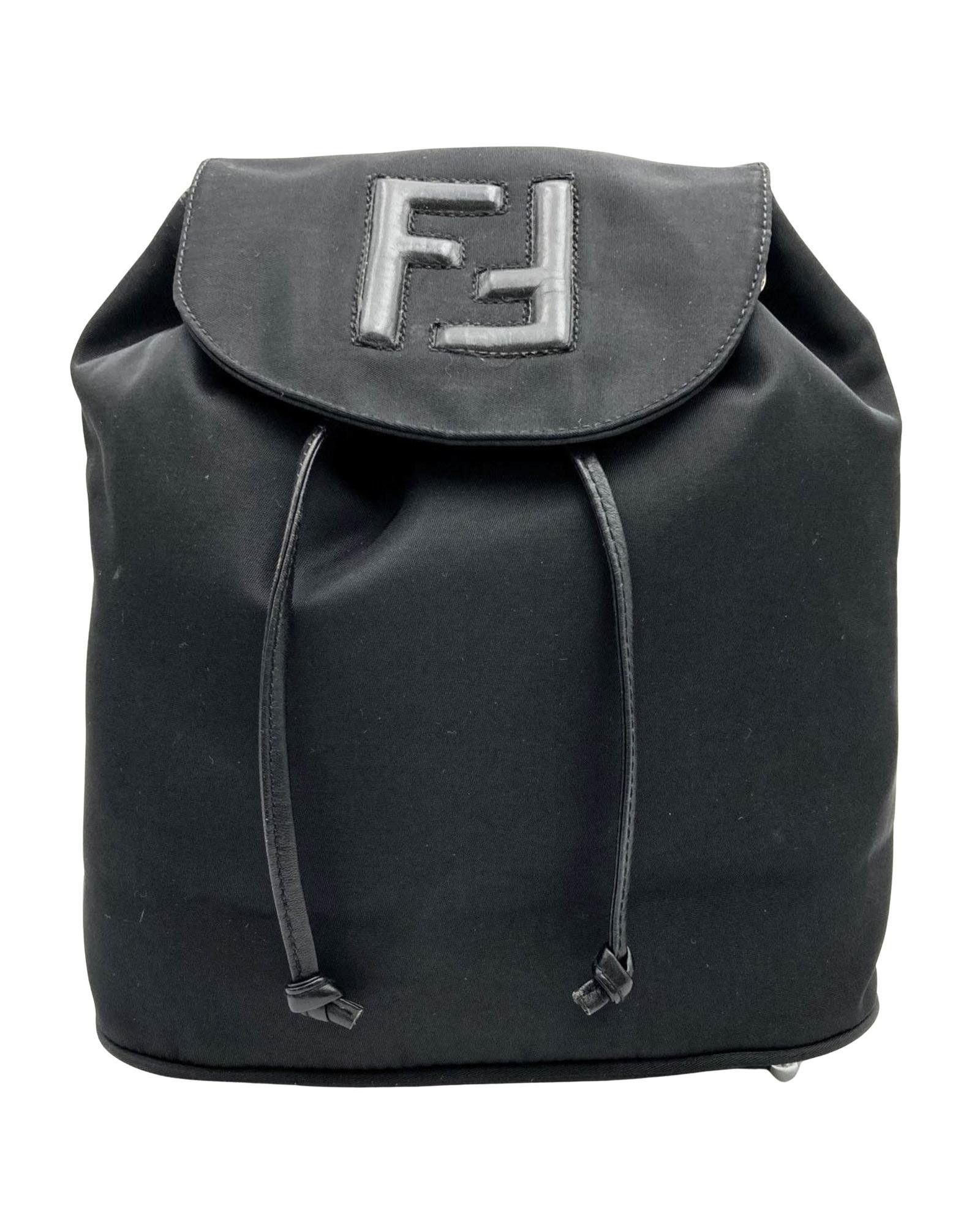 image of Fendi Black Synthetic Designer Shoulder Bag, Women's