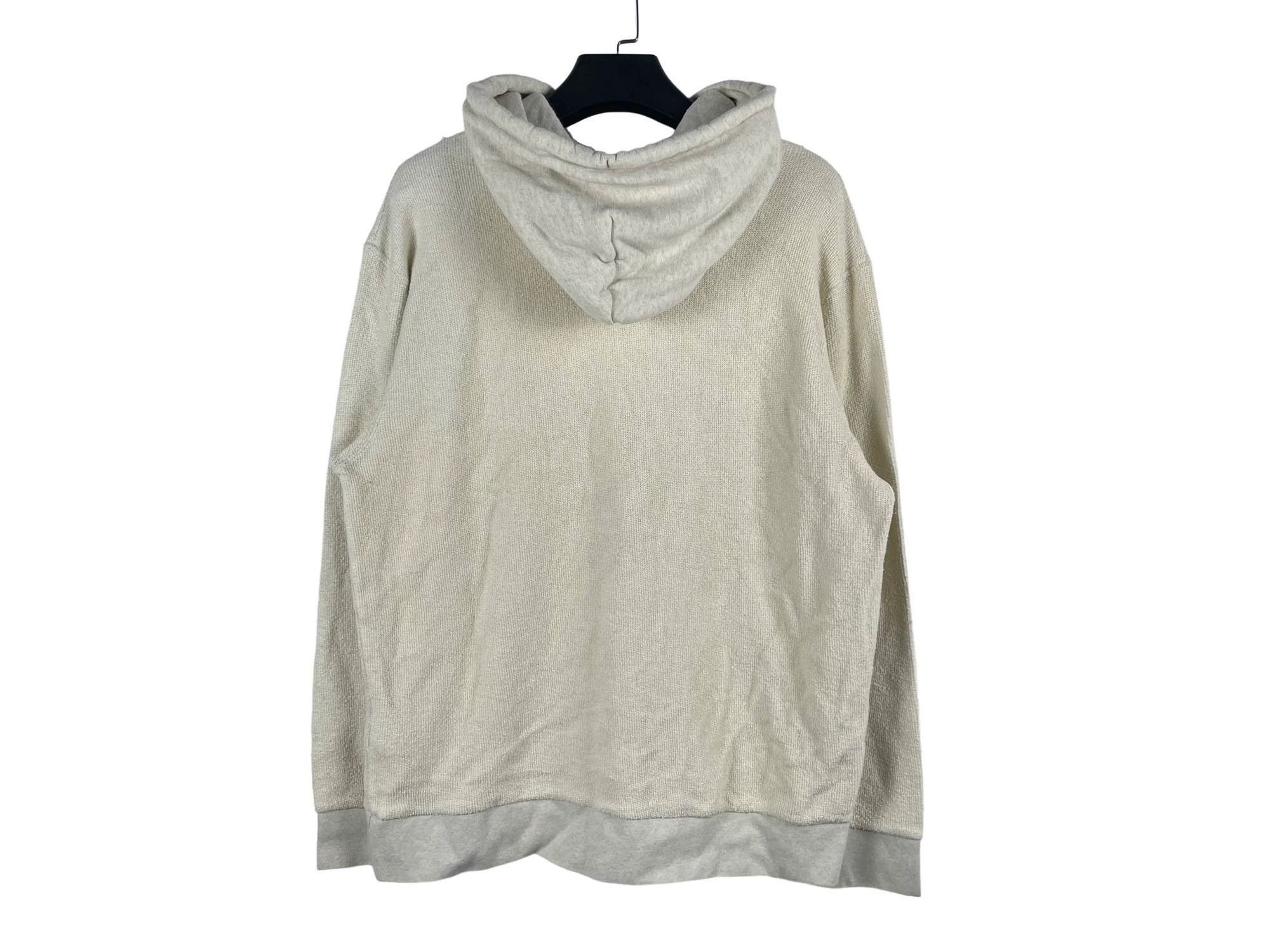 JW Anderson JW Anderson Cut & Sew Ivory Hoodie XL Size US XL / EU 56 / 4 - 2 Thumbnail