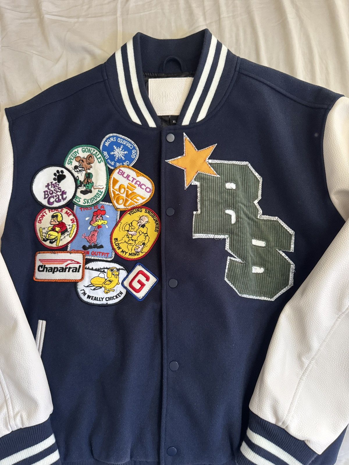 Vintage RICH STUDIOS VARSITY JACKET Size US XL / EU 56 / 4 - 1 Thumbnail