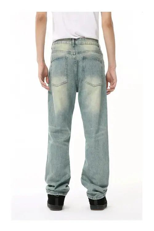 Jean American retro distressed washed gradient jeans Size US 32 / EU 48 - 5 Thumbnail