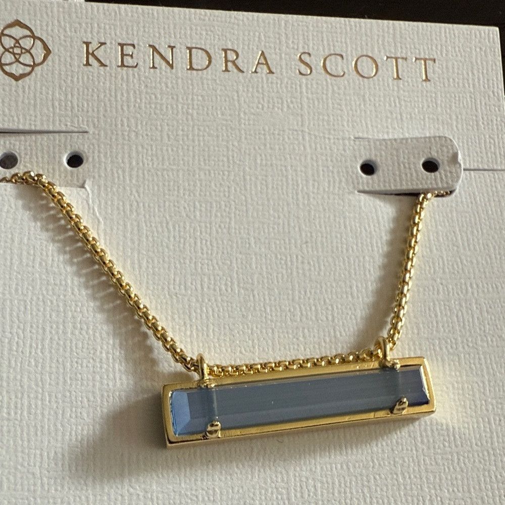 Kendra Scott Kendra Scott Women’s Gold Necklace with Blue Pendant and Du Size ONE SIZE - 2 Thumbnail