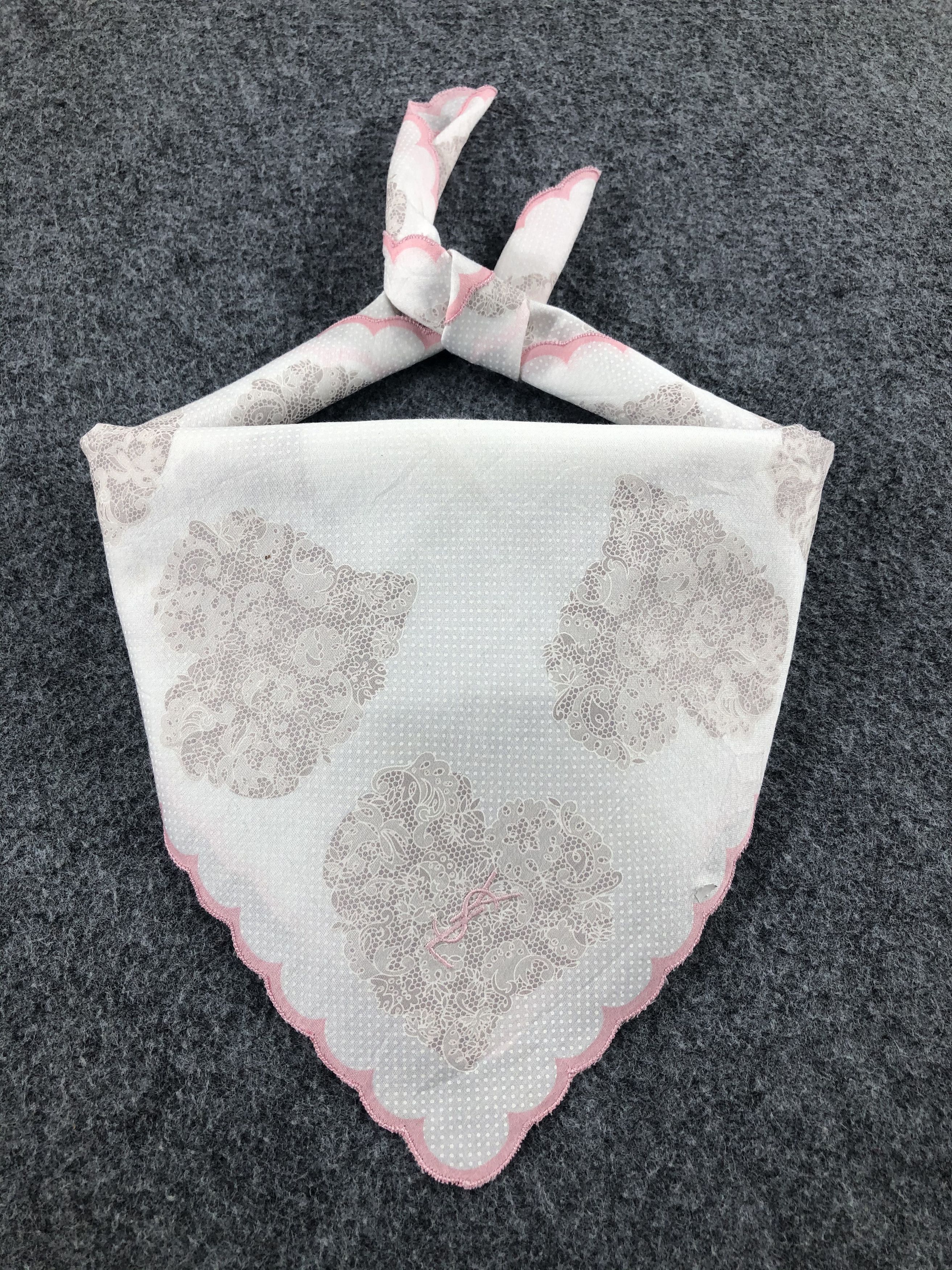 Yves Saint Laurent Yves Saint Laurent Handkerchief / Bandana / Neckerchief Size ONE SIZE - 2 Thumbnail