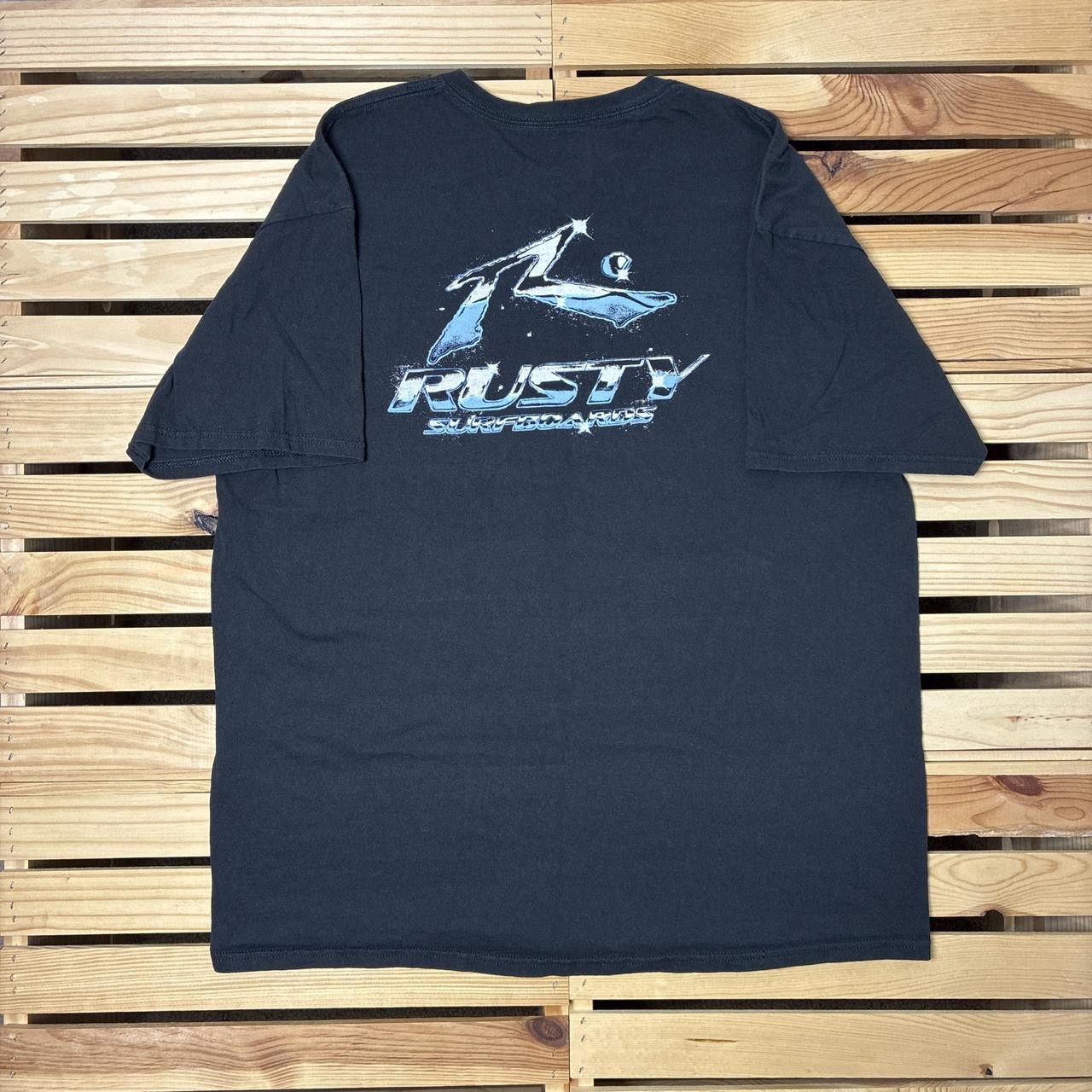 Rusty Rusty Surfboards Black Y2K Surf Tee Size XL Size US XL / EU 56 / 4 - 1 Thumbnail