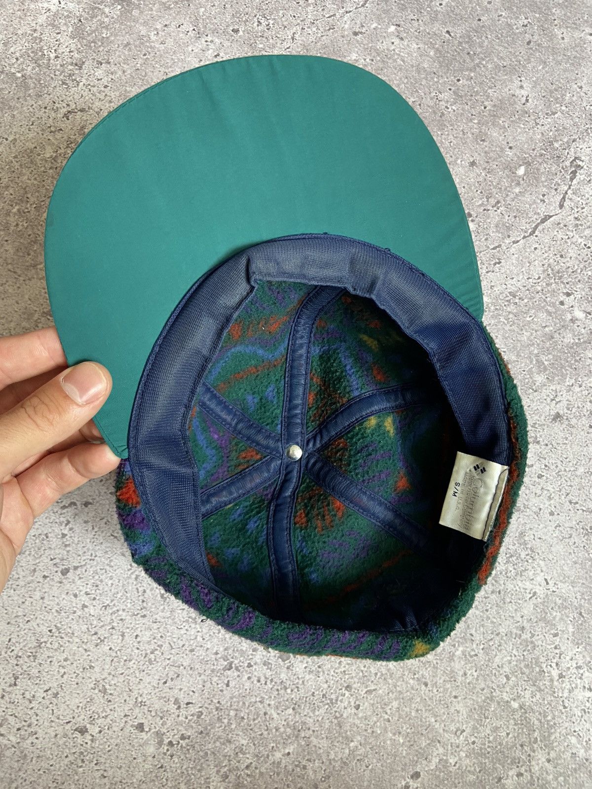 Columbia Vintage 90s Columbia Fleece Hat Cap Size ONE SIZE - 4 Thumbnail