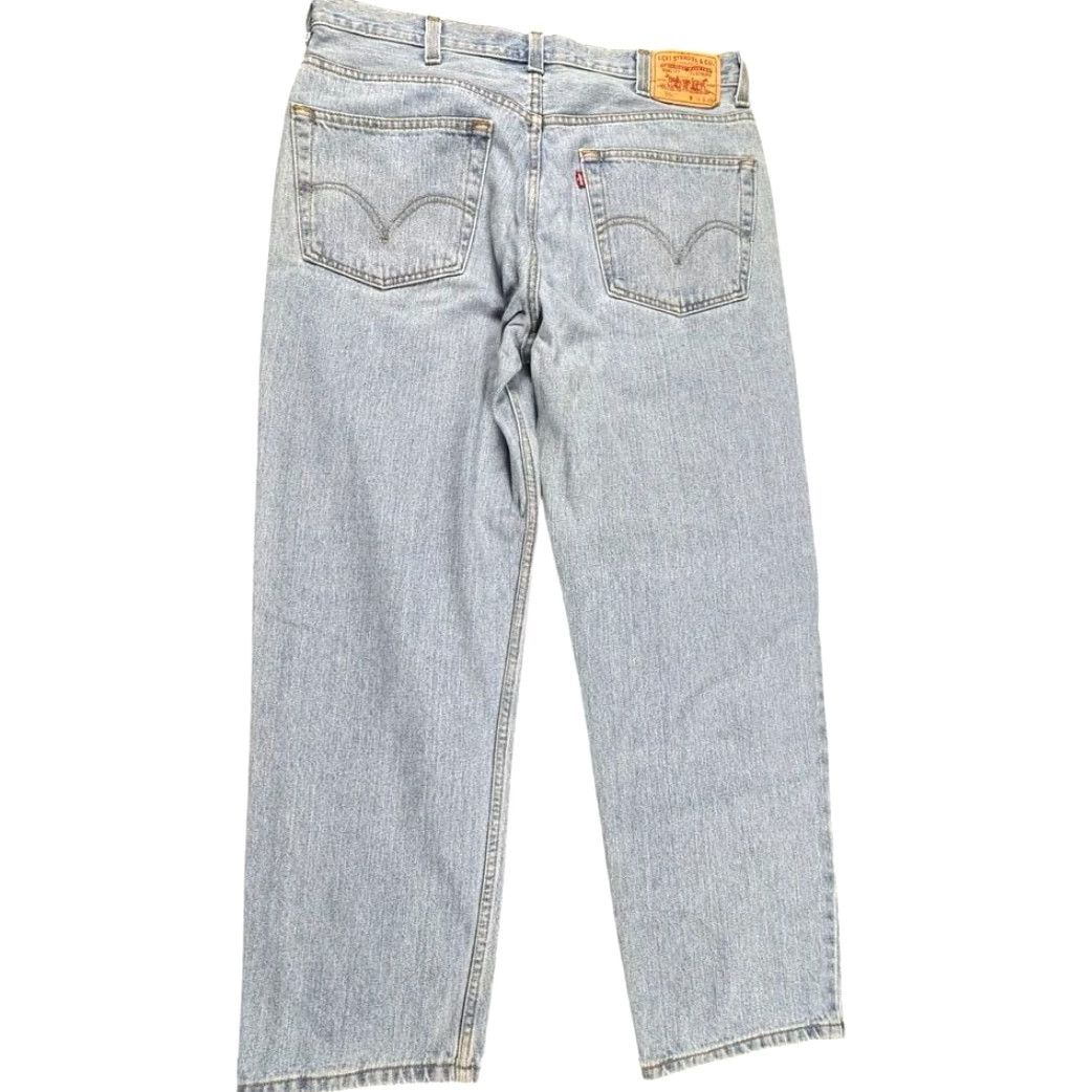 Levi's VINTAGE Levi's 550 Jeans Men's 38x30 Lightwash Y2K Baggy Cowboy Denim Cotton Relaxed Fit Blue Jeans Mens Size US 38 / EU 54 - 3 Thumbnail