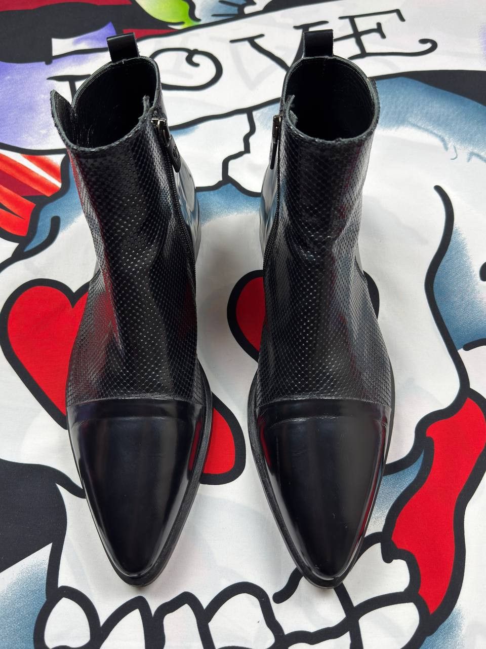 Jo Ghost Jo Ghost Luxury 2031 leather ankle boots with zipper Size US 8.5 / EU 41-42 - 2 Thumbnail