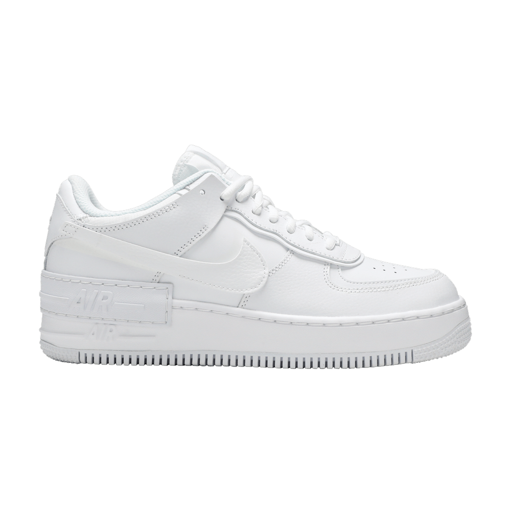 image of Nike Wmns Air Force 1 Shadow Triple White Shoes, Women's (Size 6.5)