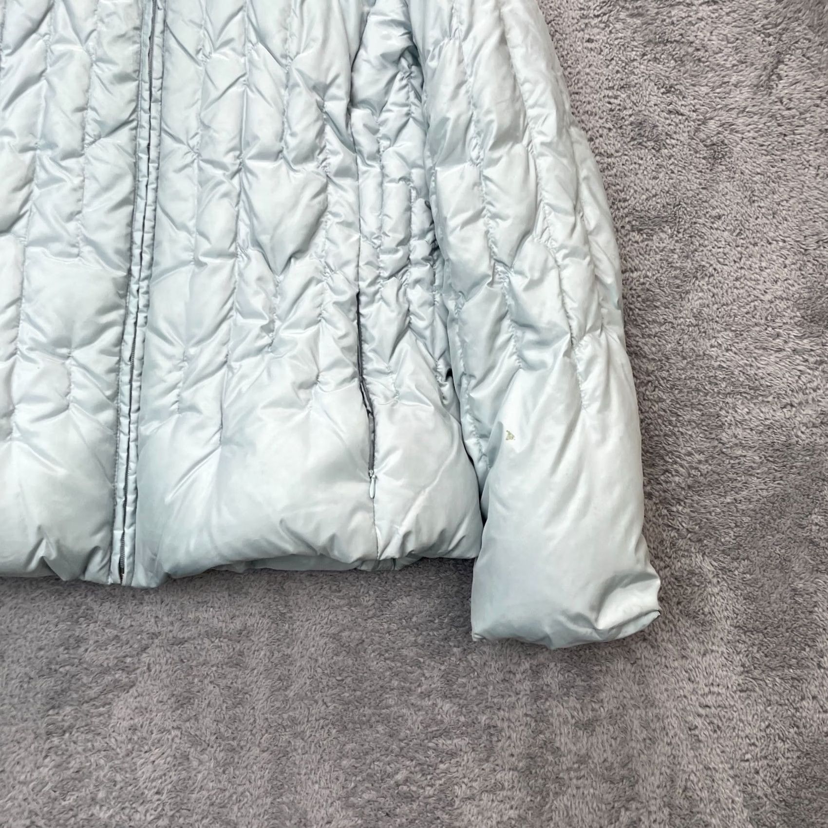 Nine West VINTAGE Nine West Jacket Womens Large Blue Puffer Coat Down Insulated Full Zip Quilted Size L / US 10 / IT 46 - 6 Thumbnail