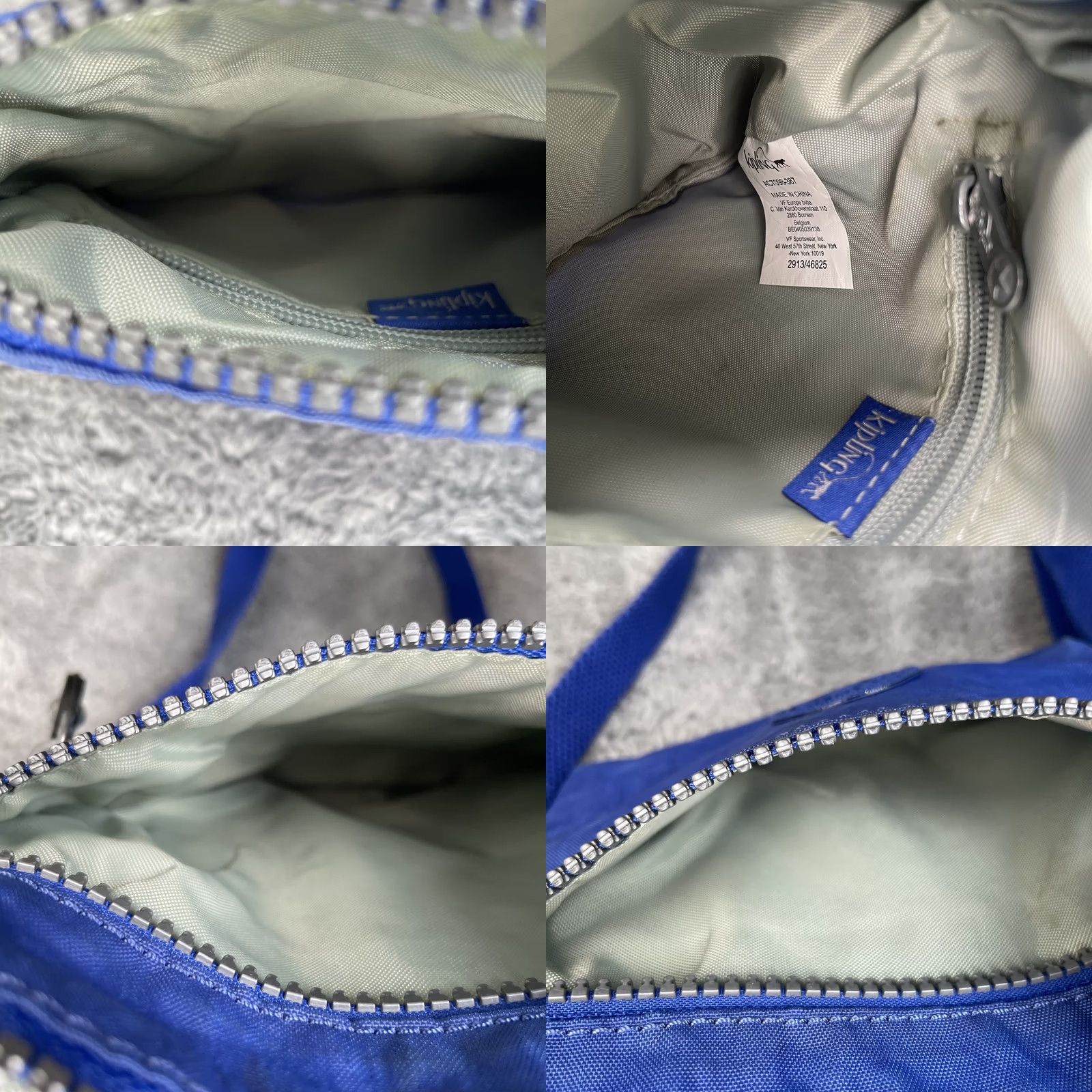 Vintage Kipling Bag Womens Blue Small Crossbody Purse Adjustable Strap Two Zip Pockets Crossbody Bag Womens Blue Small Kipling Adjustable Strap Zip Pockets Size ONE SIZE - 9 Thumbnail