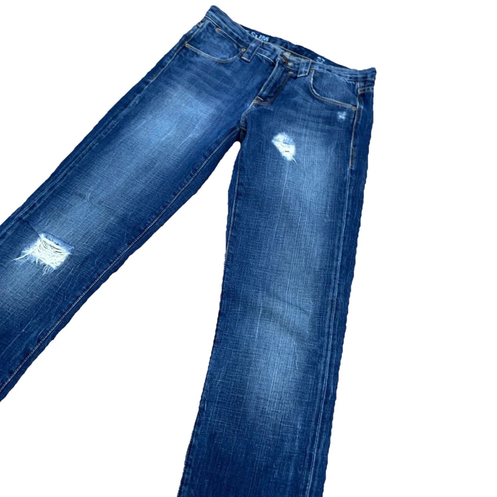 J.Crew J Crew Jeans Women 27 Vintage Slim Straight Leg Dark Wash Faded Pants Ladies Size 27" / US 4 / IT 40 - 3 Thumbnail