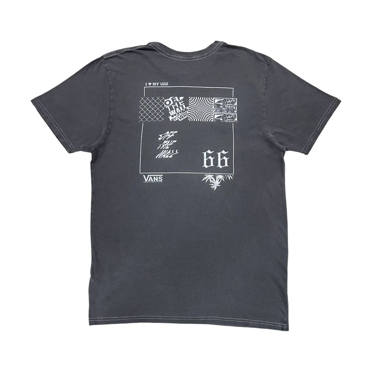Vans Vans Off The Wall 66 Grey Skate Skateboard Tshirt Size US M / EU 48-50 / 2 - 1 Thumbnail