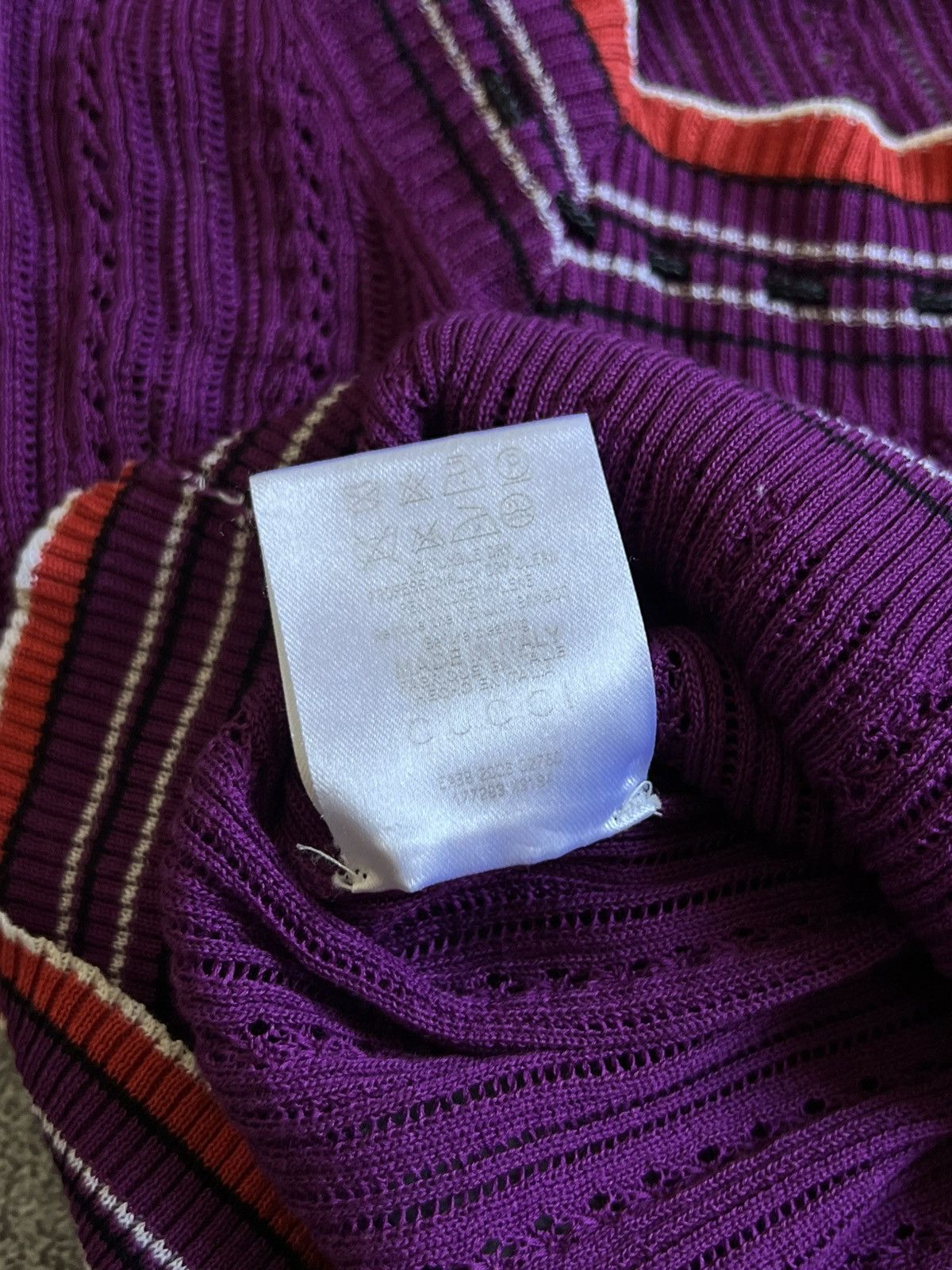 Gucci Gucci Purple Knit Top Short Sleeve Size M Blouse T Shirt Size M / US 6-8 / IT 42-44 - 6 Thumbnail