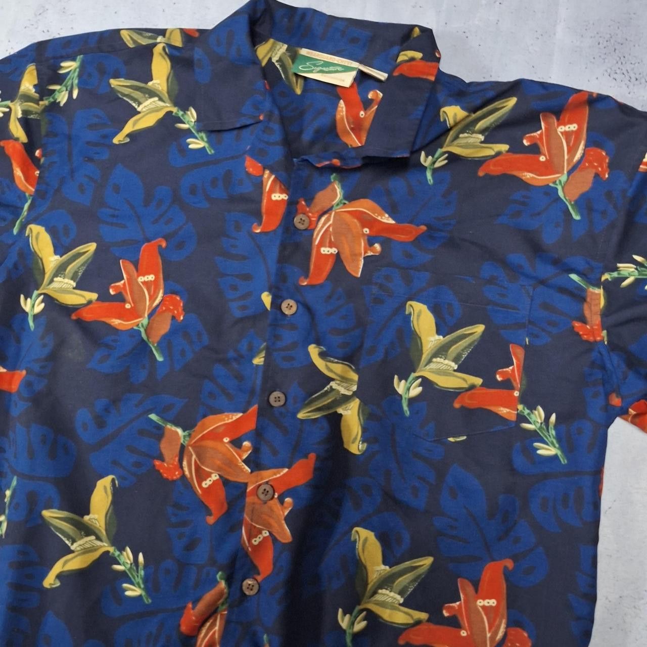 Other Blue and orange Hawaiian shirt #HawaiianShirt Size US L / EU 52-54 / 3 - 2 Thumbnail