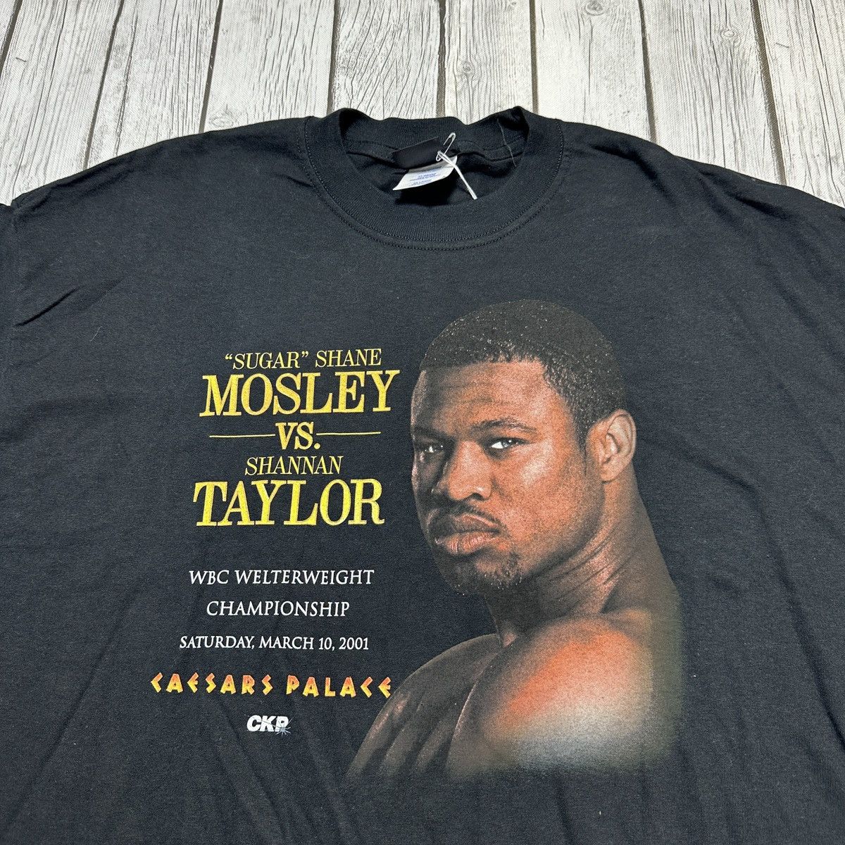 Vintage Vintage Sugar Shane Mosley tee Size US XXL / EU 58 / 5 - 3 Thumbnail