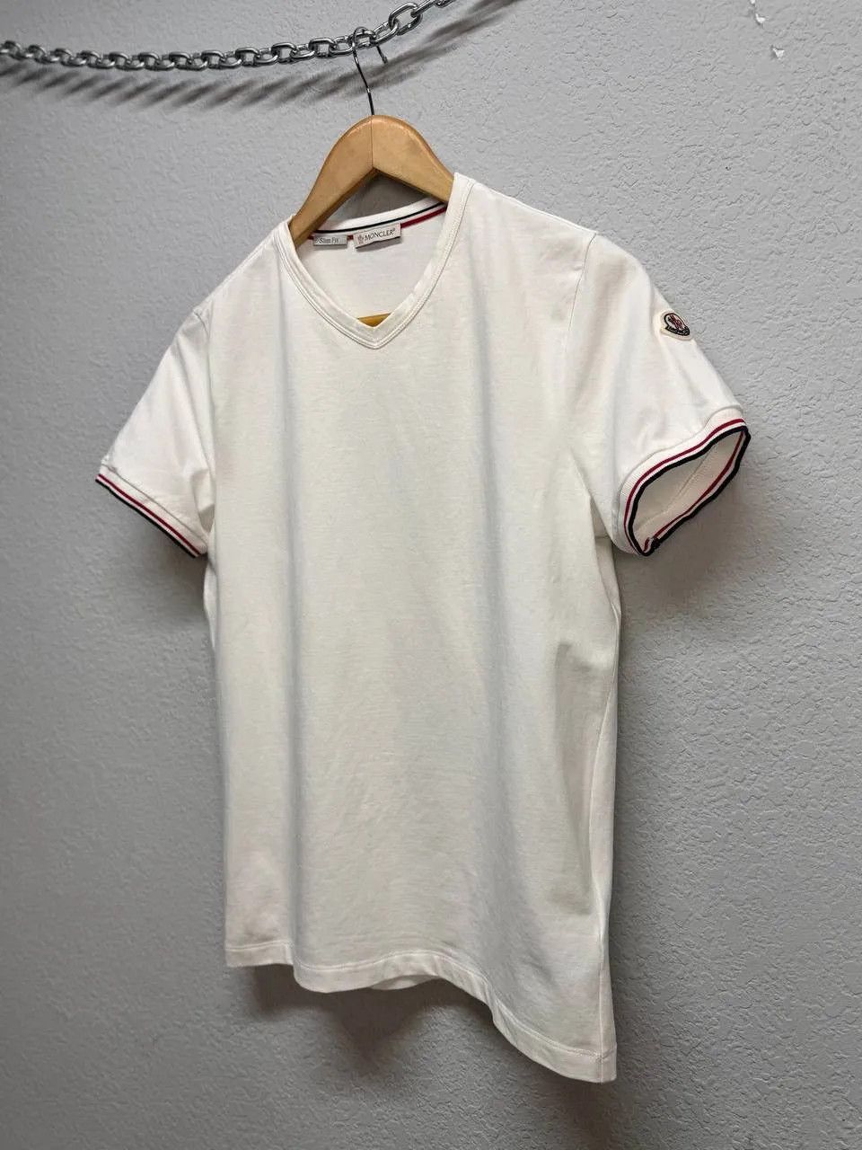 Designer × Moncler Vintage Moncler Double patch Maglia luxury tee Size US S / EU 44-46 / 1 - 1 Thumbnail
