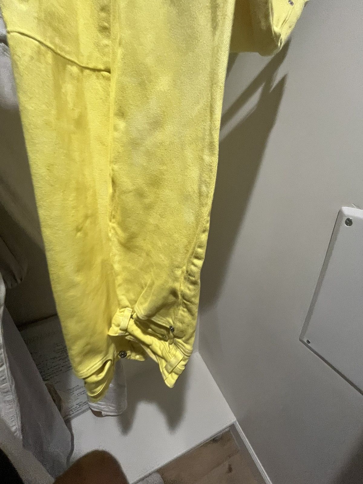 Pacsun Yellow Super Stacked Denim Custom Jeans Size US 29 - 7 Thumbnail
