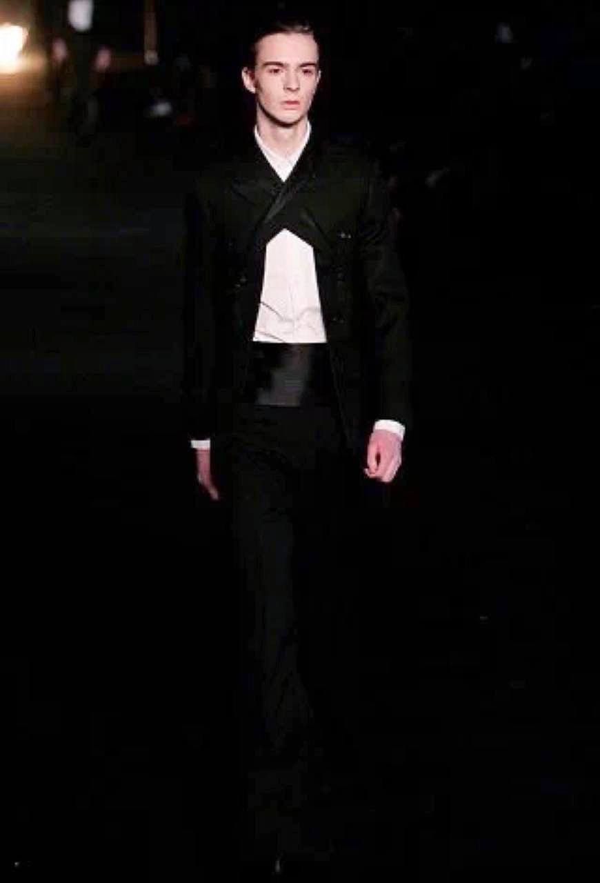 Hedi Slimane AW06 Dior Homme By Hedi Slimane Cut Out Blazer Size 46S - 1 Thumbnail