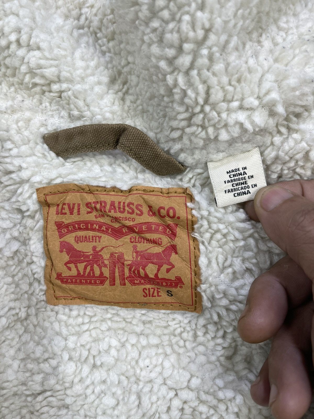 Levi's Levis Type III Sherpa Trucker Jacket Size US S / EU 44-46 / 1 - 15 Thumbnail