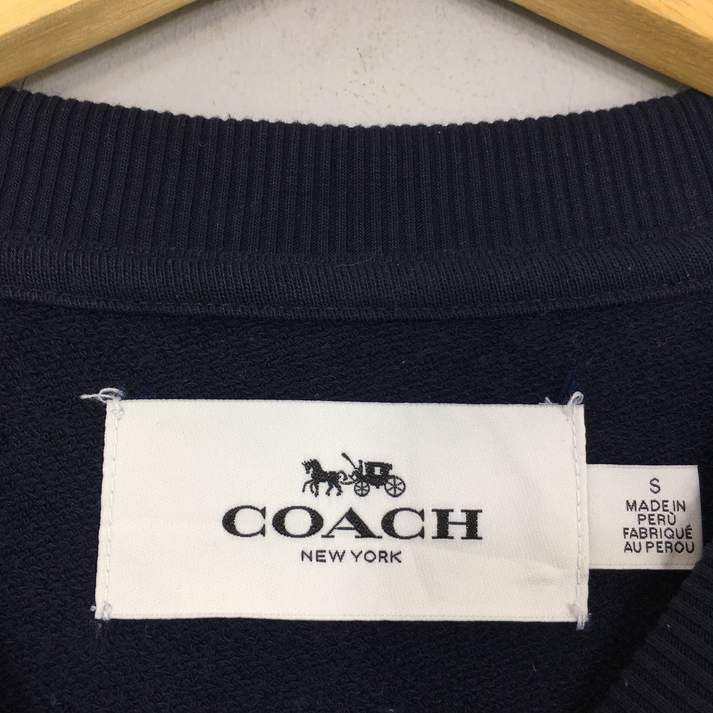 Coach COACH Wolf Graphic Embroidered Sweatshirt Size S Size US S / EU 44-46 / 1 - 5 Thumbnail