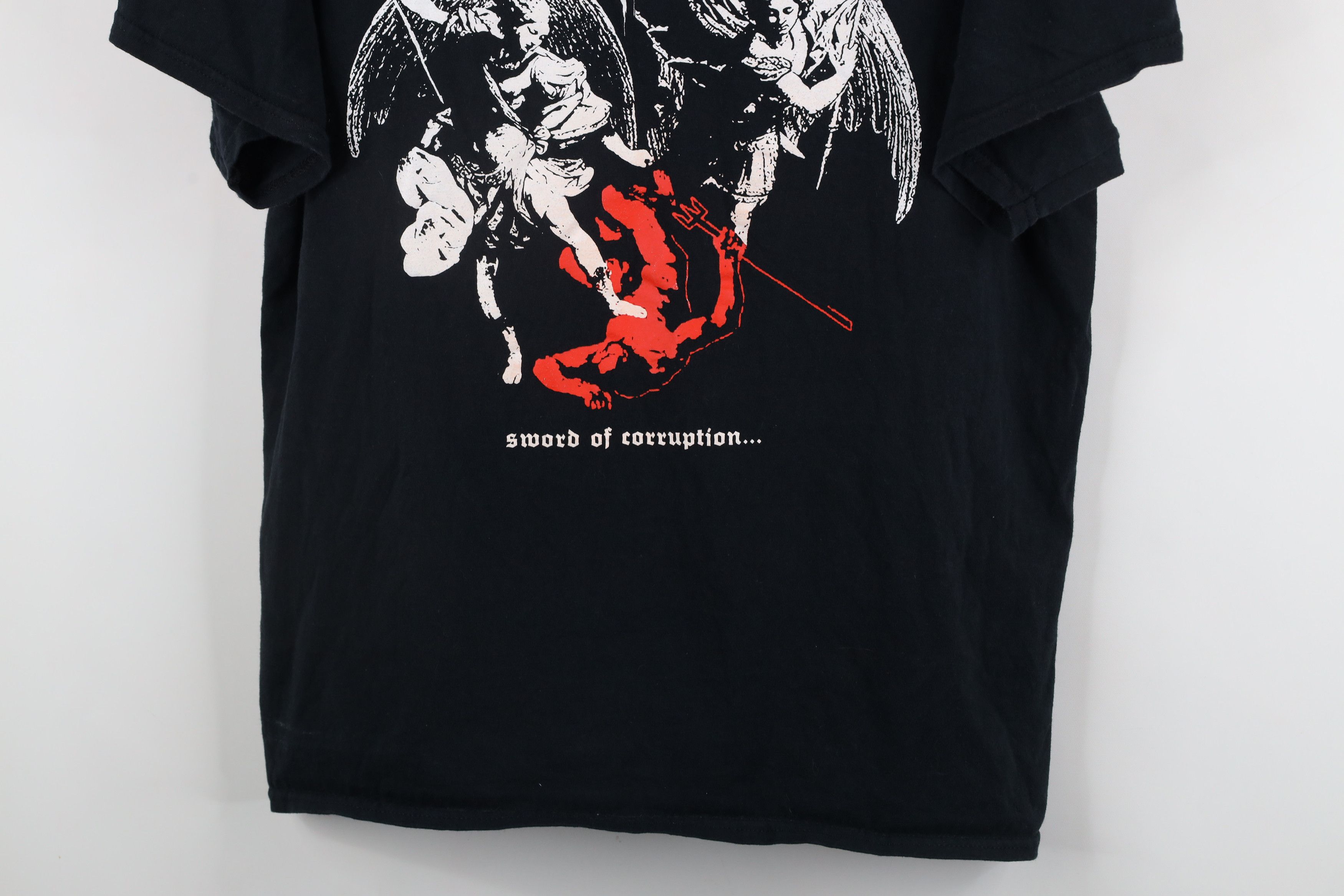 Vintage Streetwear of Corruption Hanging Fortress Metal Band T-Shirt Size US XL / EU 56 / 4 - 3 Thumbnail