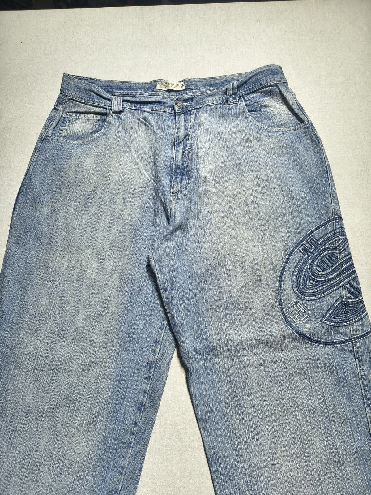 Southpole Dollar sign aop Y2K hip hop jeans💰💲(037) Size US 40 / EU 56 - 7 Thumbnail