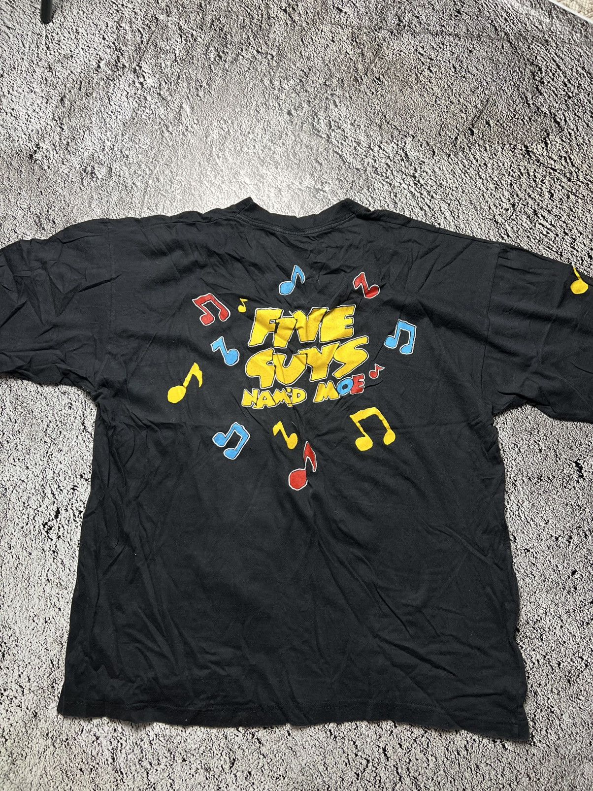 Band Tees VTG 90’s Five Guys named Moe all over print overprinted tee Size US XL / EU 56 / 4 - 2 Thumbnail
