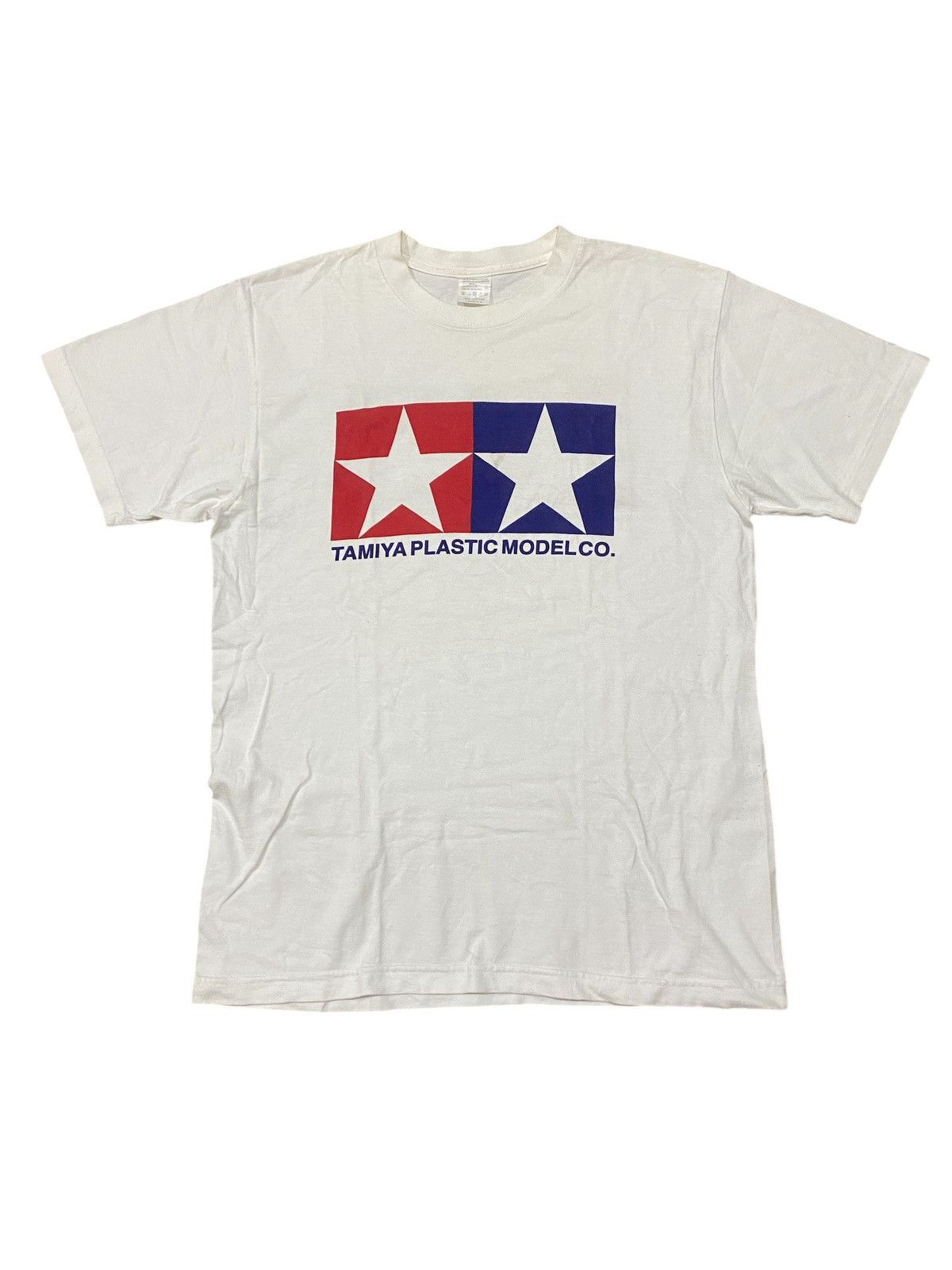 Japanese Brand × Vintage Vintage Tamiya Plastic Co White Tee Size US M / EU 48-50 / 2 - 1 Thumbnail