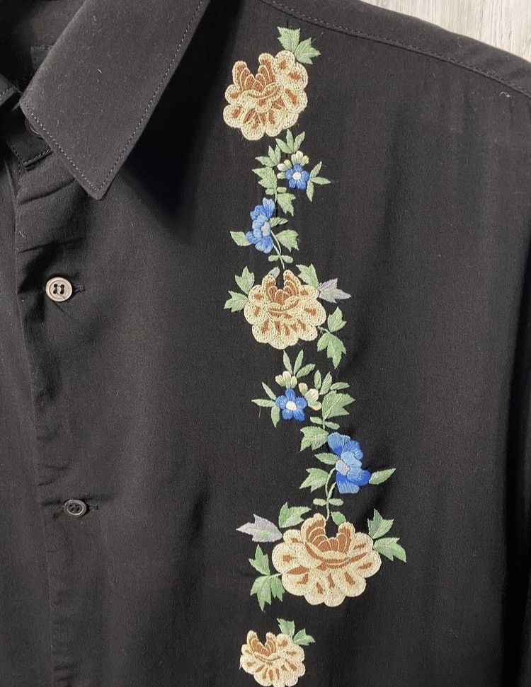 Japanese Brand × Yohji Yamamoto Rare Y's Yohji Yamamoto flower pattern oversized shirt Size US L / EU 52-54 / 3 - 2 Thumbnail