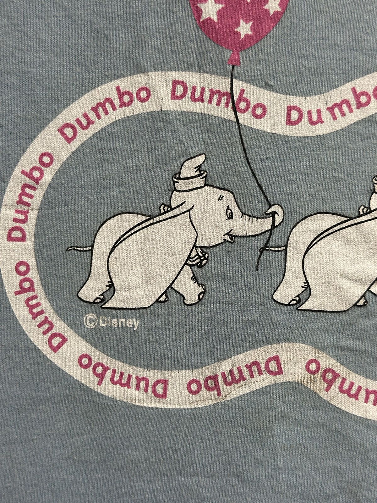 Disney × Fruit Of The Loom × Vintage Vintage Disney Dumbo Faded Tee Size US S / EU 44-46 / 1 - 3 Thumbnail
