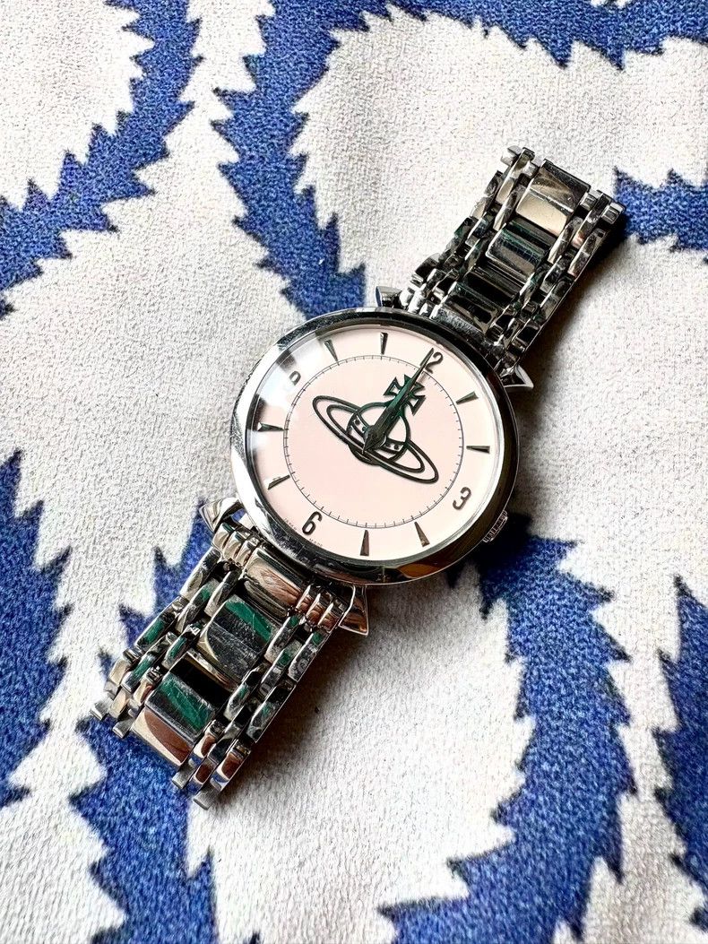 Vivienne Westwood Vivienne Westwood Pink Saturn Dial Watch - dmc Size ONE SIZE - 1 Thumbnail
