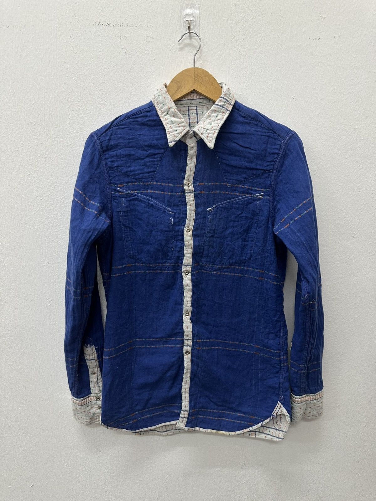 Indian Motorcycle Vintage Indian Motorcycle Western Snap Button Shirt L/S Size US M / EU 48-50 / 2 - 3 Thumbnail